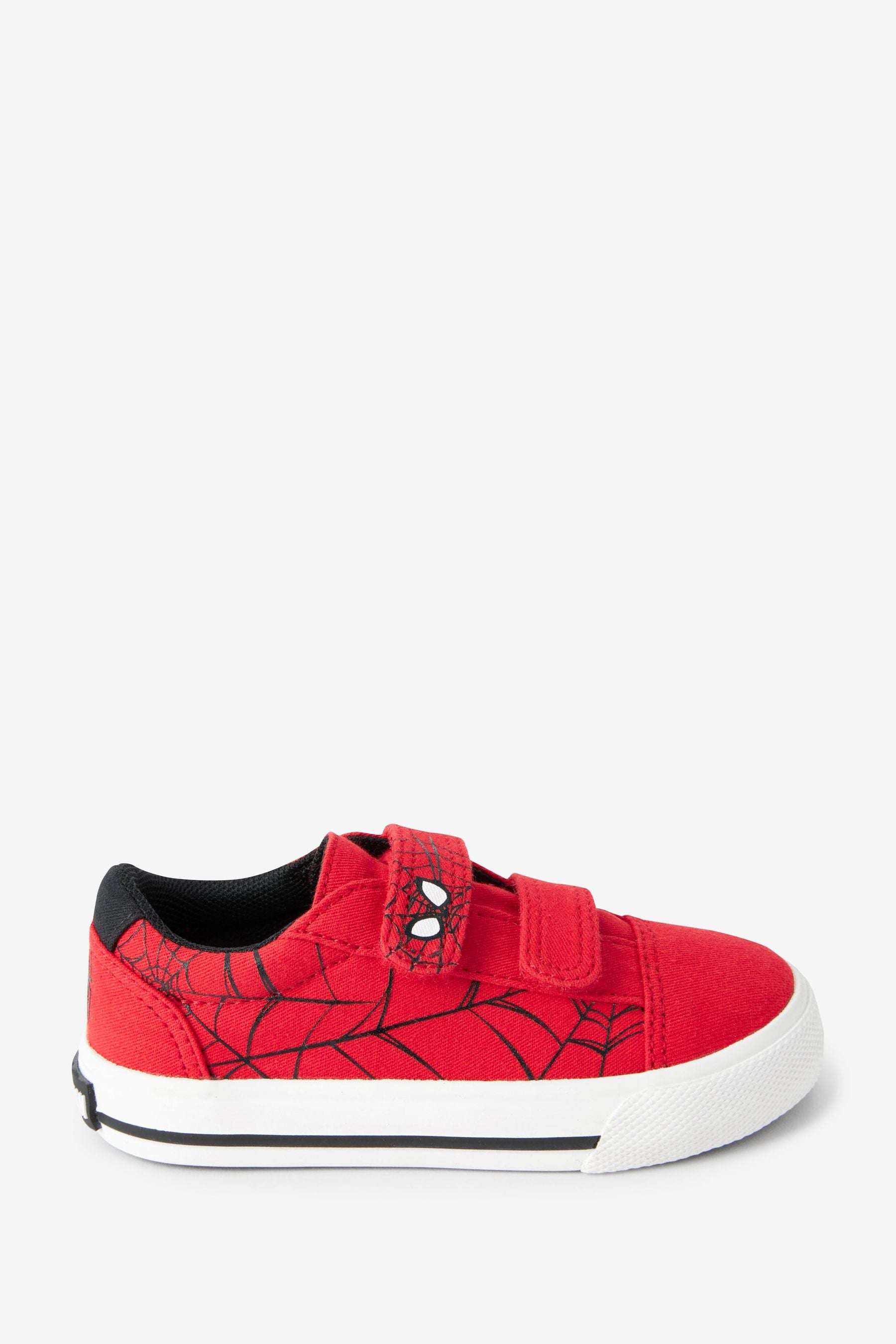 Red Spiderman Marvel Strap Touch Fastening Shoes