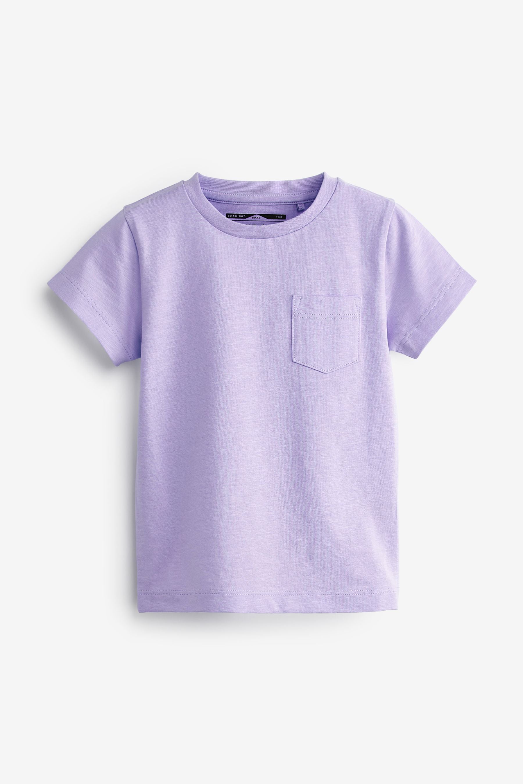 Purple/Green/Peach 3 Pack Plain T-Shirts (3mths-7yrs)