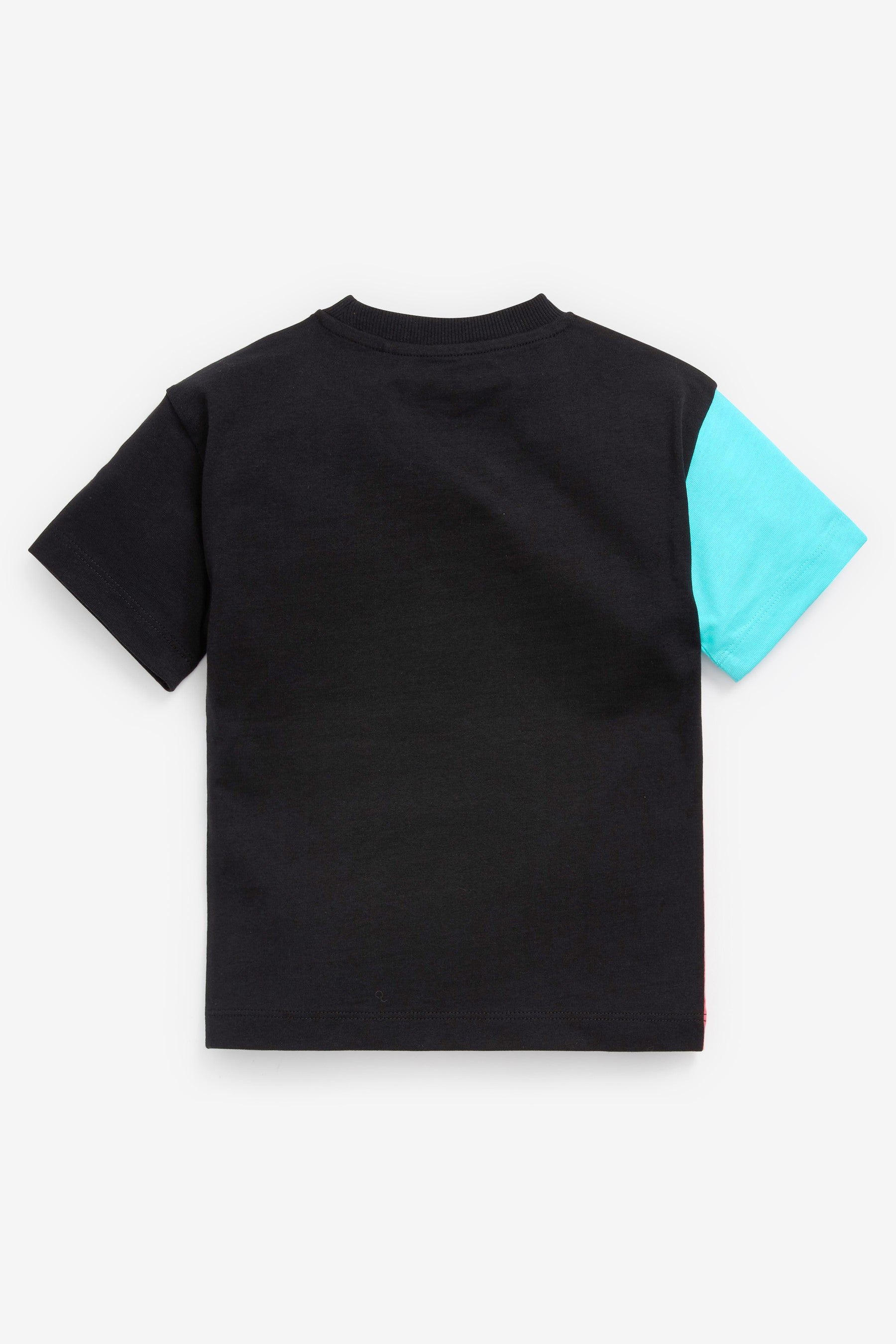 Blue/Black Colourblock Oversized T-Shirt (3mths-7yrs)