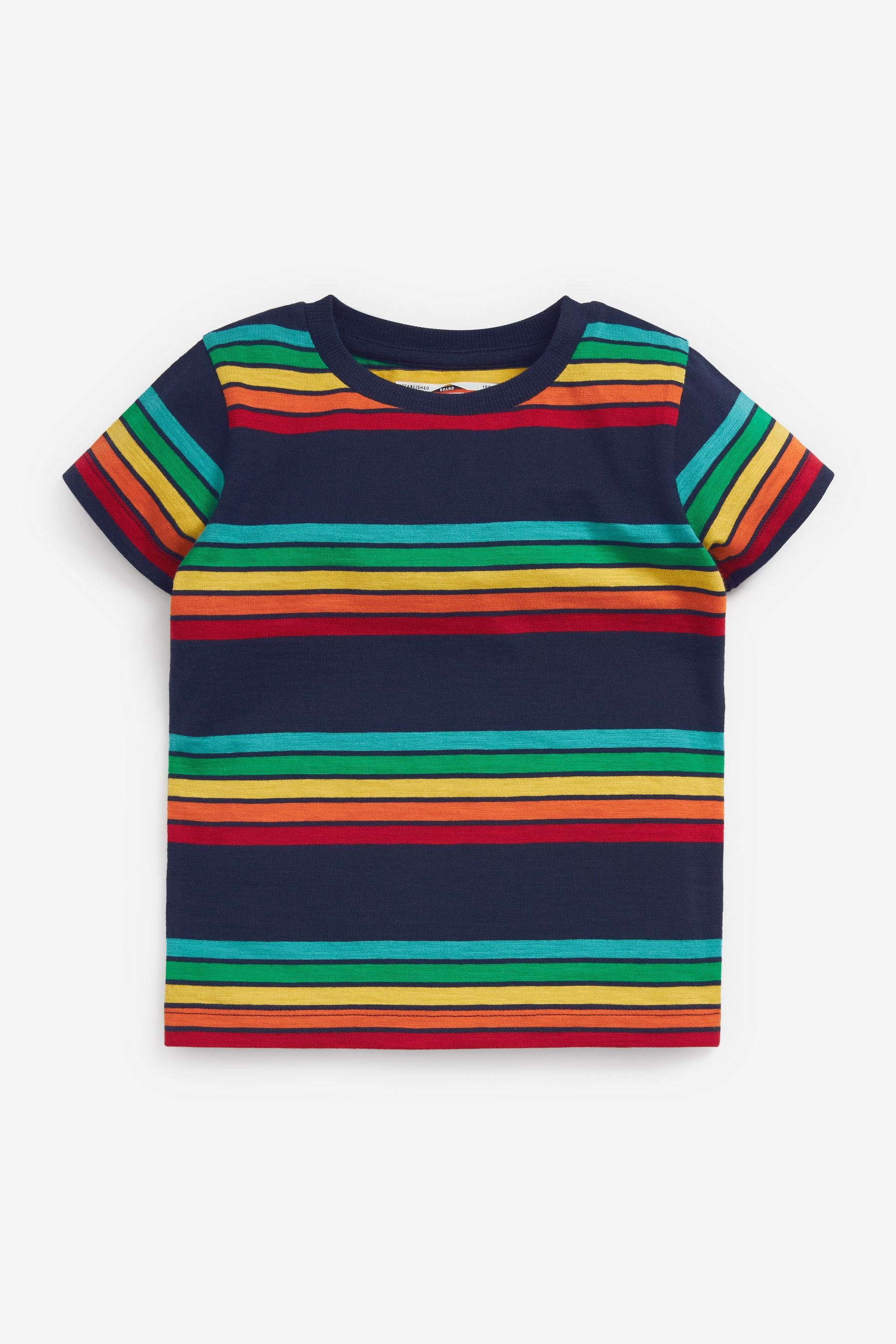 Multi Rainbow 4 Pack Short Sleeve T-Shirts (3mths-7yrs)