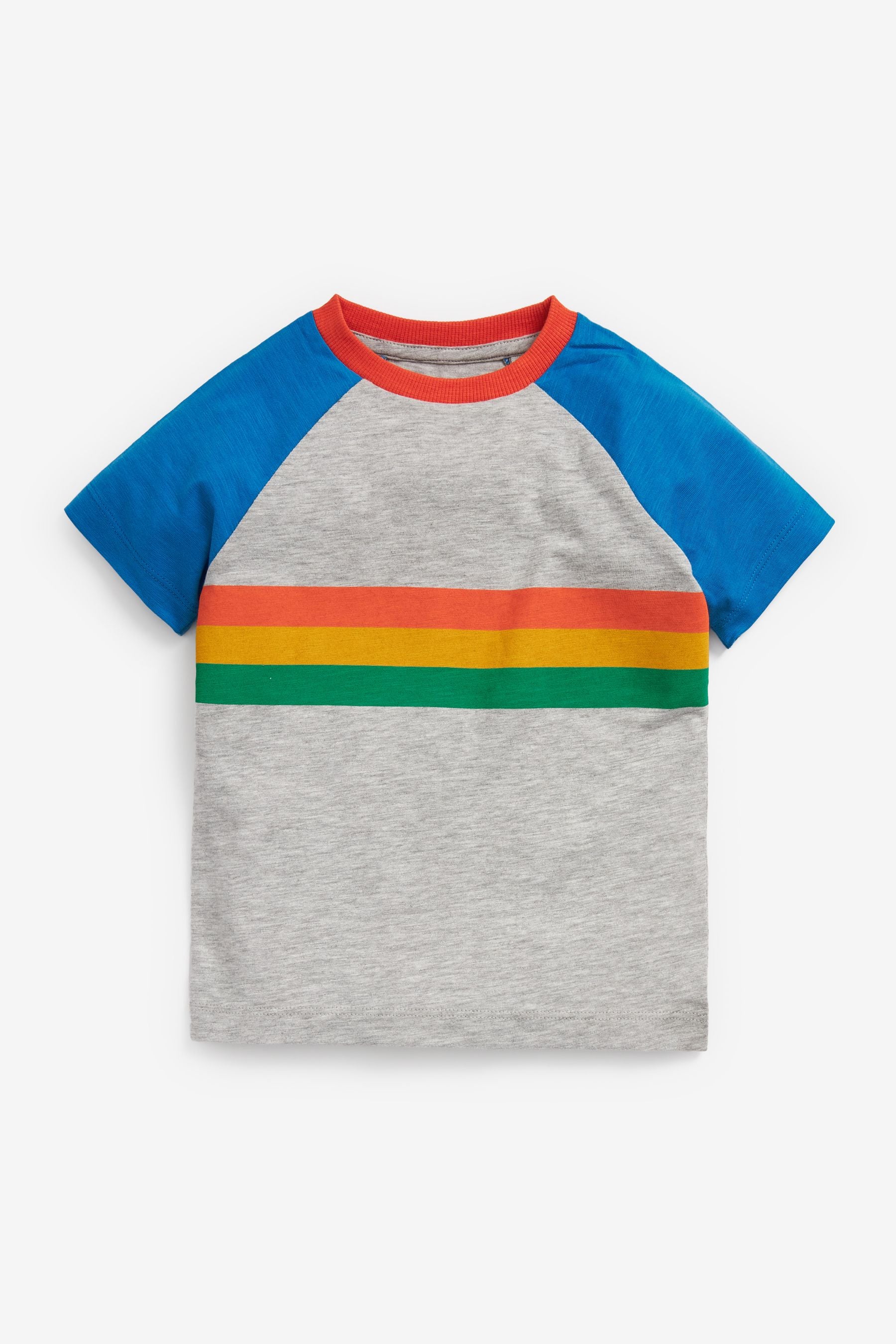 Multi Rainbow 4 Pack Short Sleeve T-Shirts (3mths-7yrs)