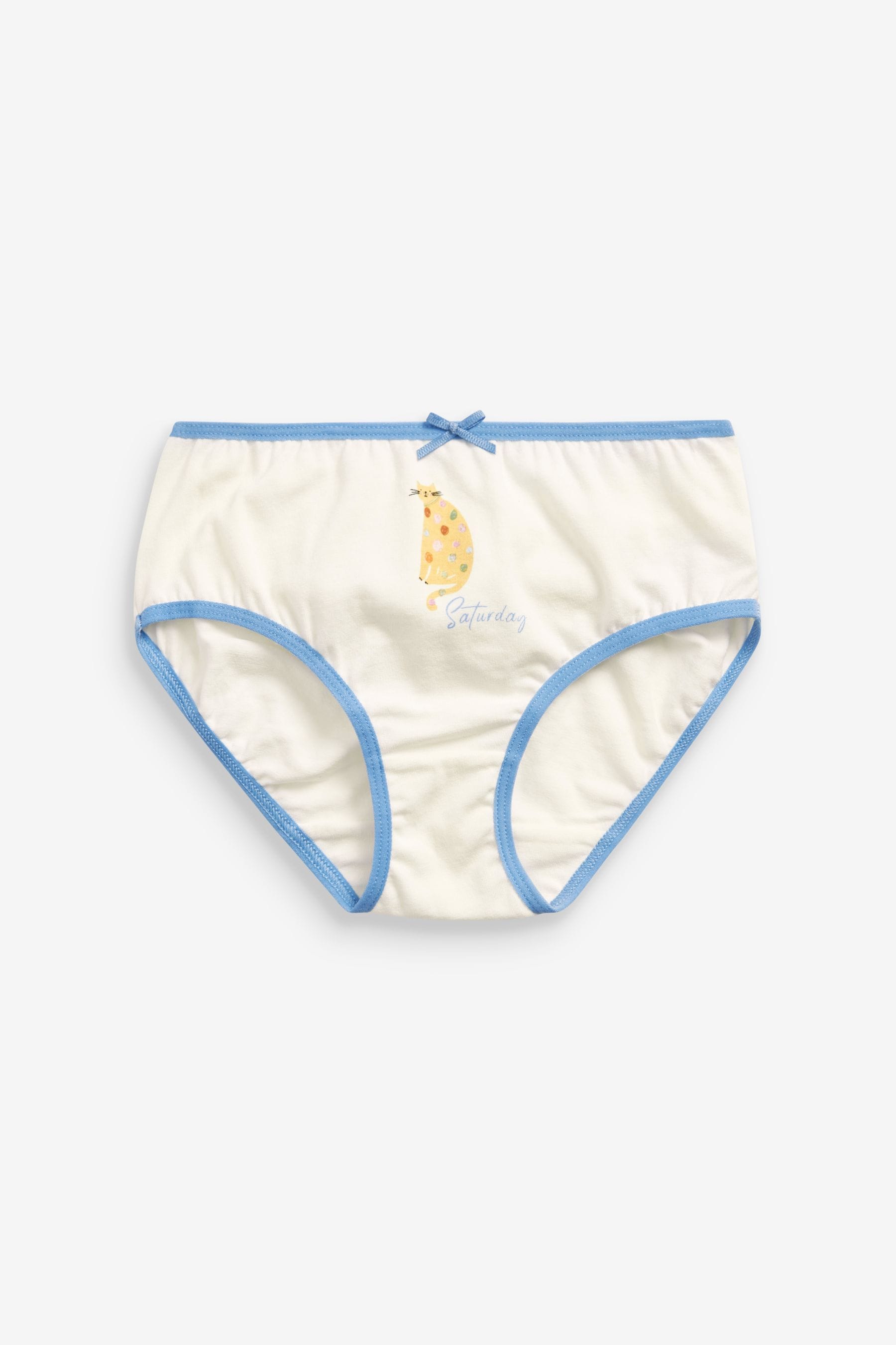 Ecru/Pastel Days of the Week 7 Pack Briefs (1.5-16yrs)