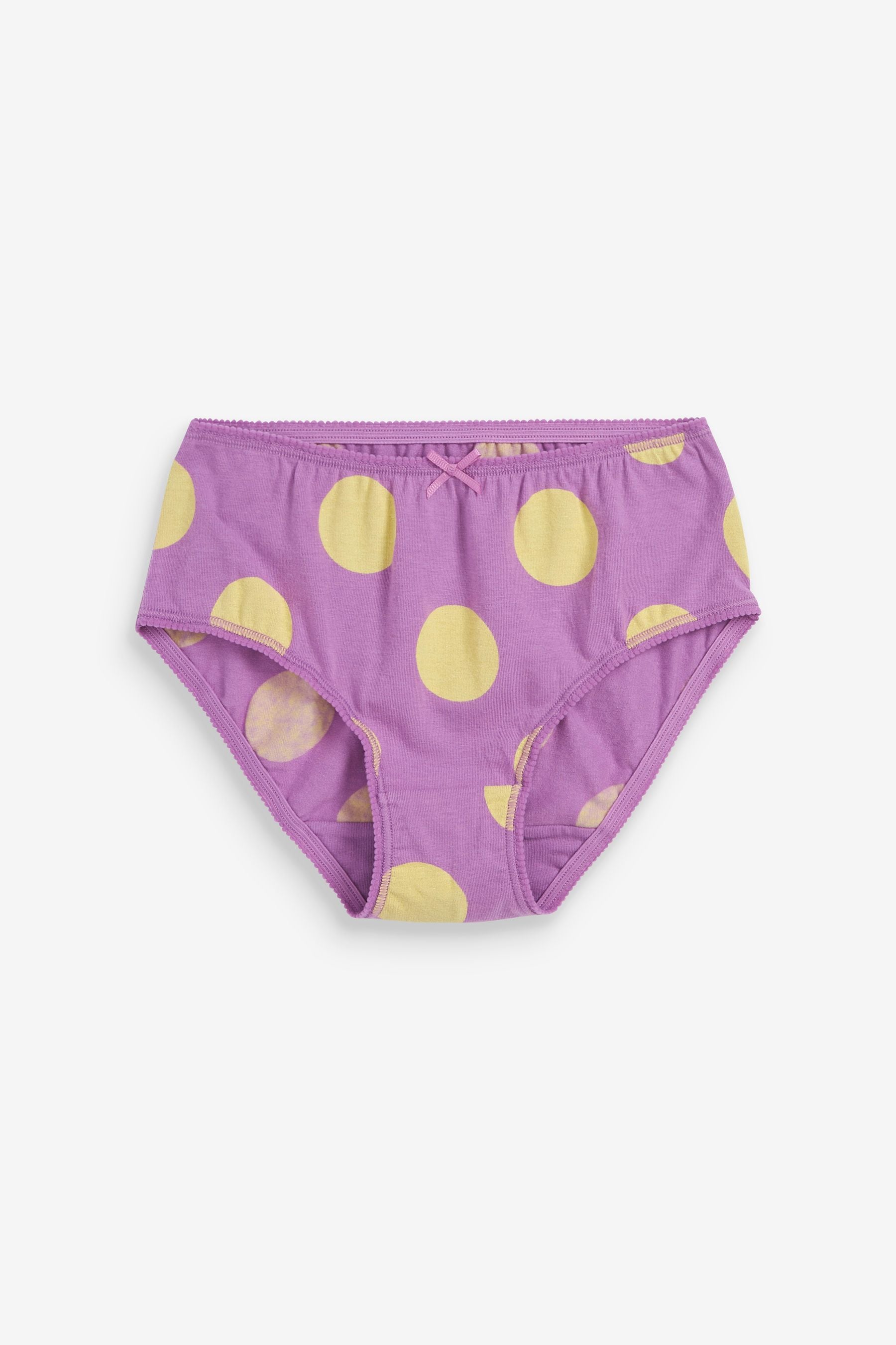 Pink/Purple Spot 7 Pack Briefs (1.5-16yrs)