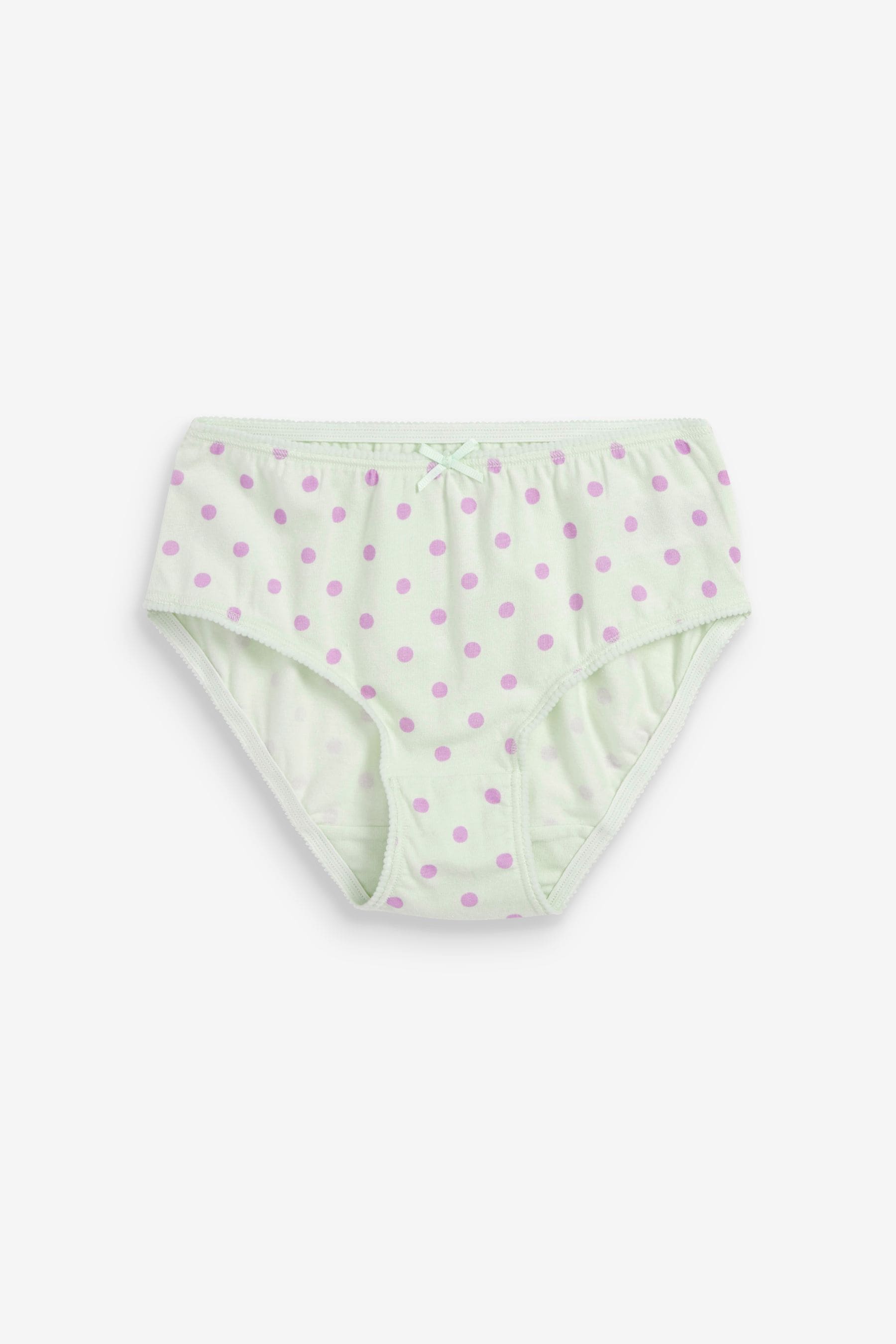 Pink/Purple Spot 7 Pack Briefs (1.5-16yrs)