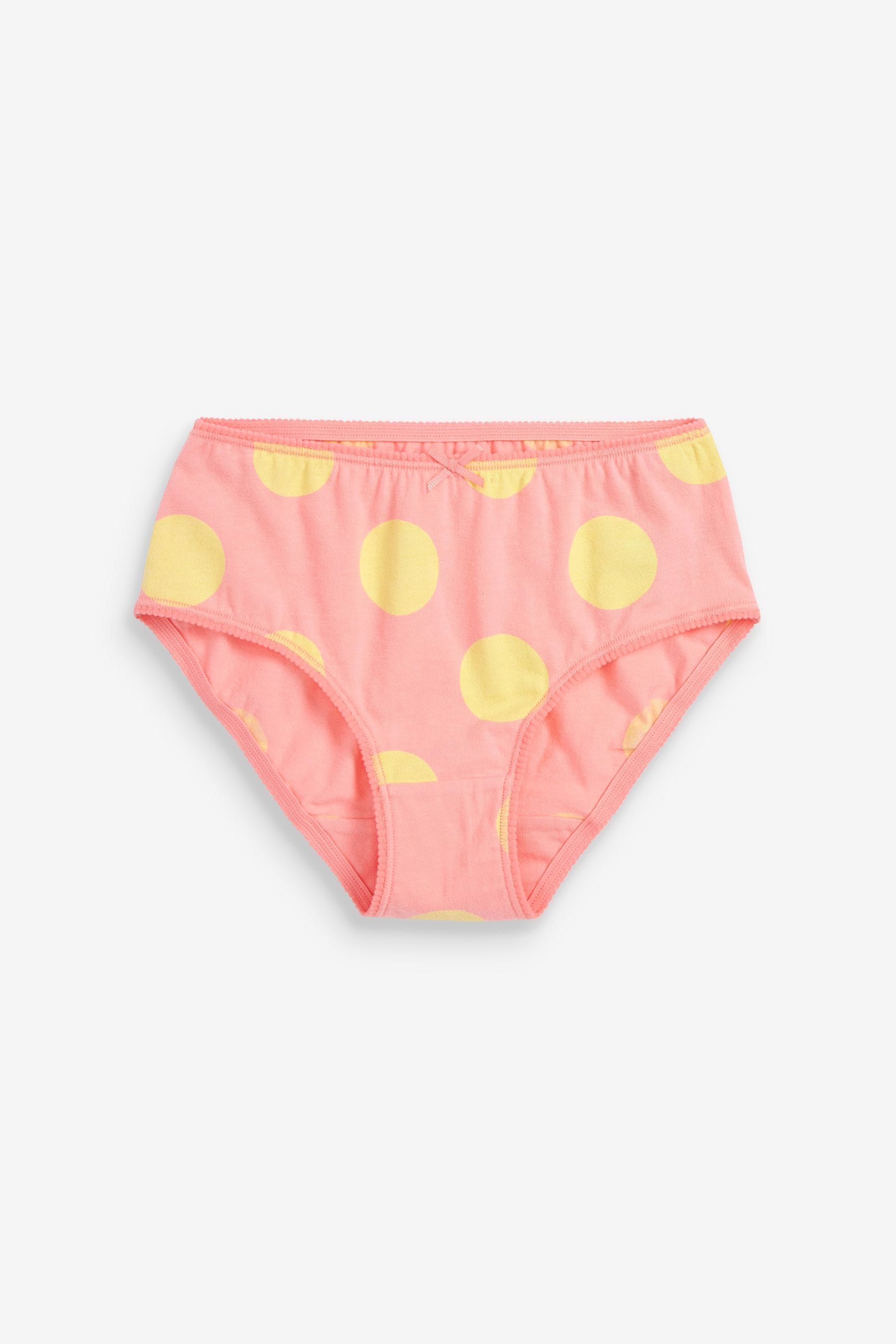 Pink/Purple Spot 7 Pack Briefs (1.5-16yrs)