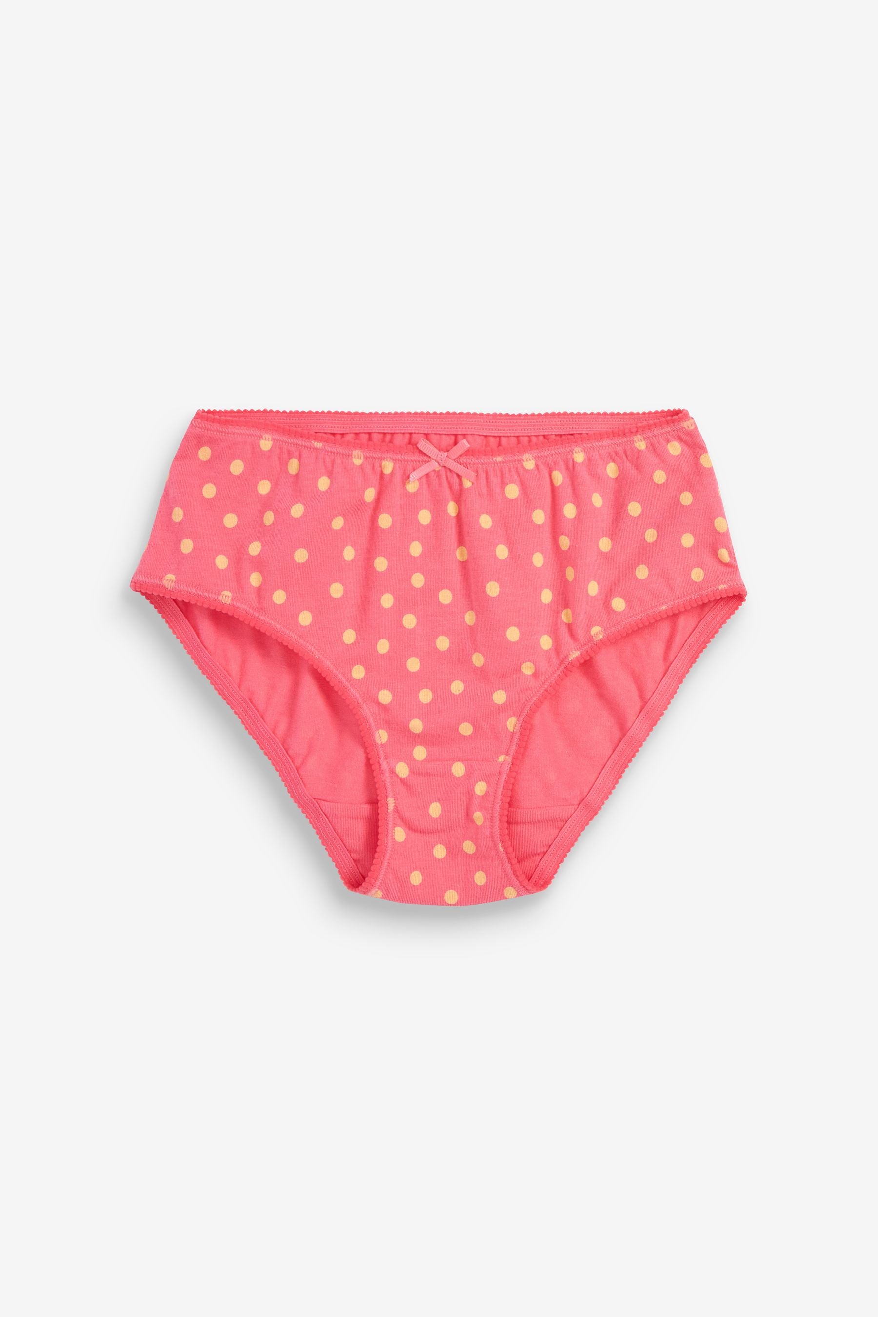 Pink/Purple Spot 7 Pack Briefs (1.5-16yrs)