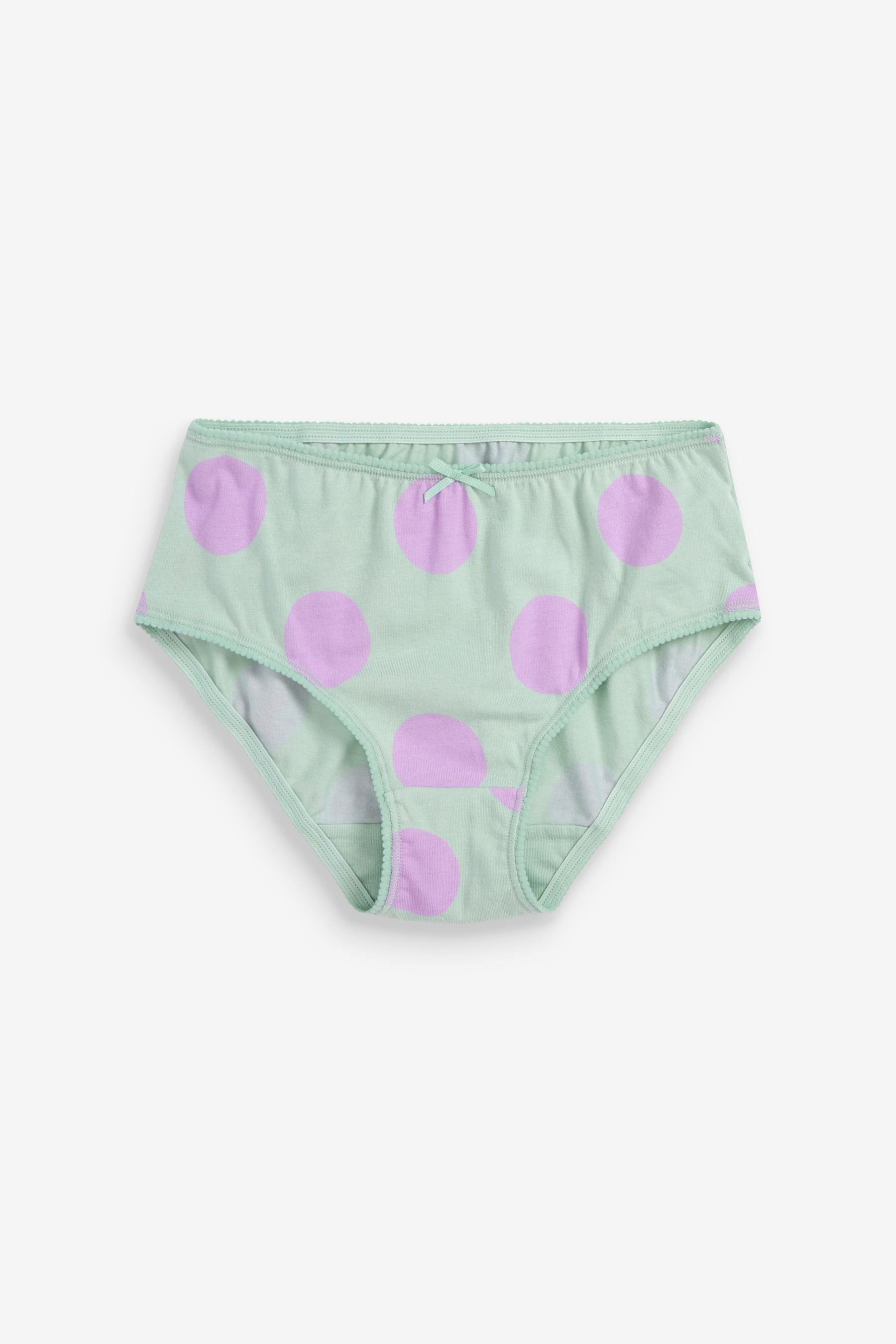 Pink/Purple Spot 7 Pack Briefs (1.5-16yrs)