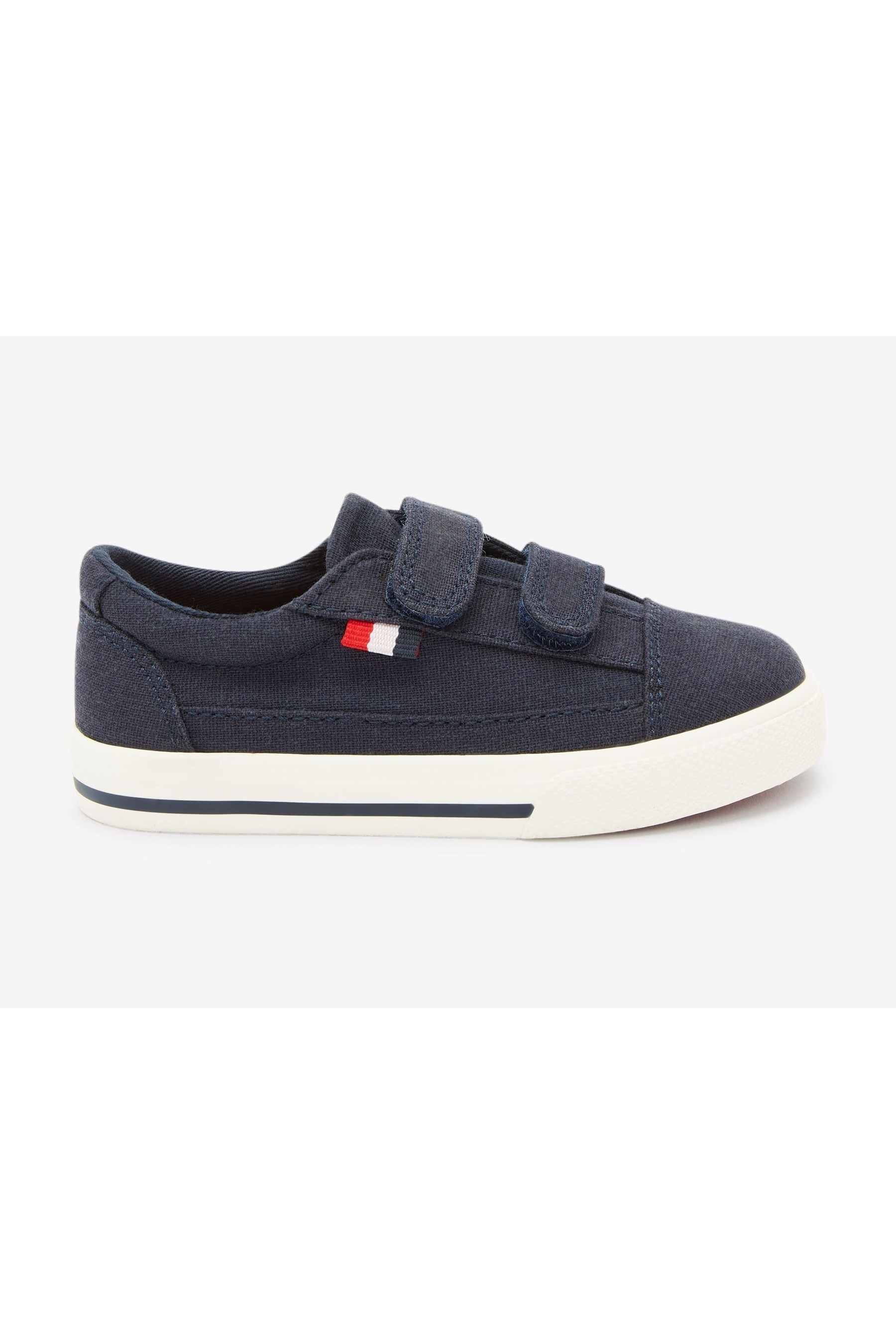 Navy Strap Touch Fastening Shoes