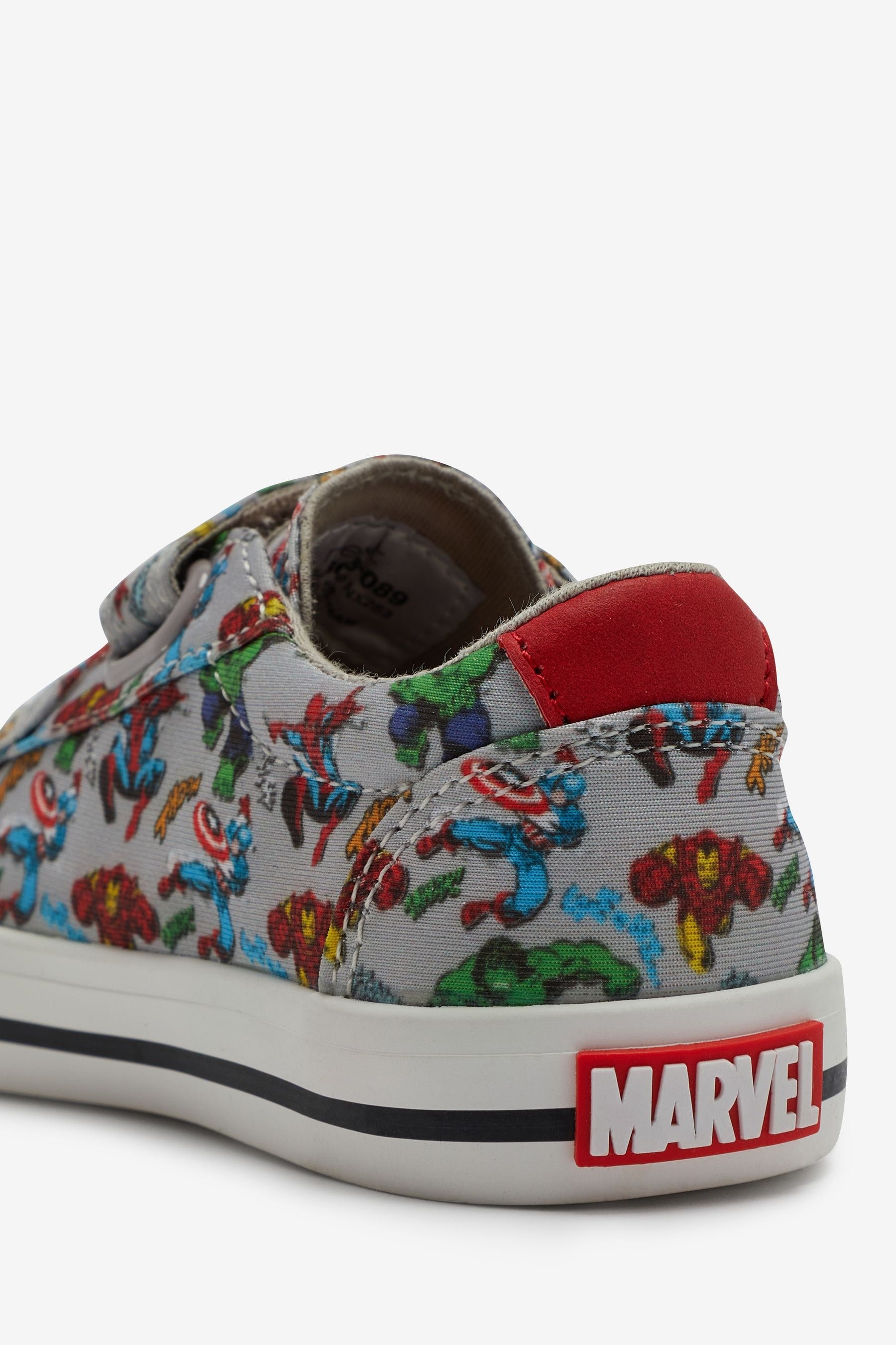 Marvel Avengers Grey Strap Touch Fastening Shoes