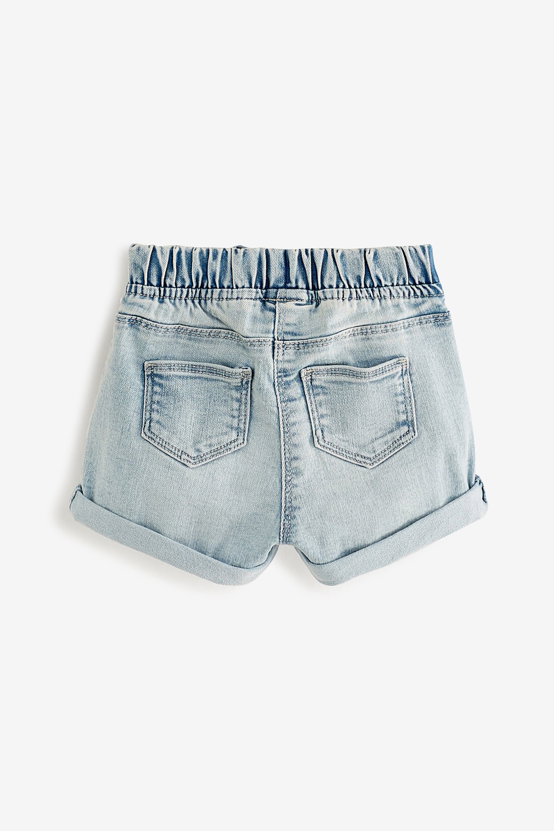 Bleach Denim Blue 1 Pack Pull-On Shorts (3mths-10yrs)