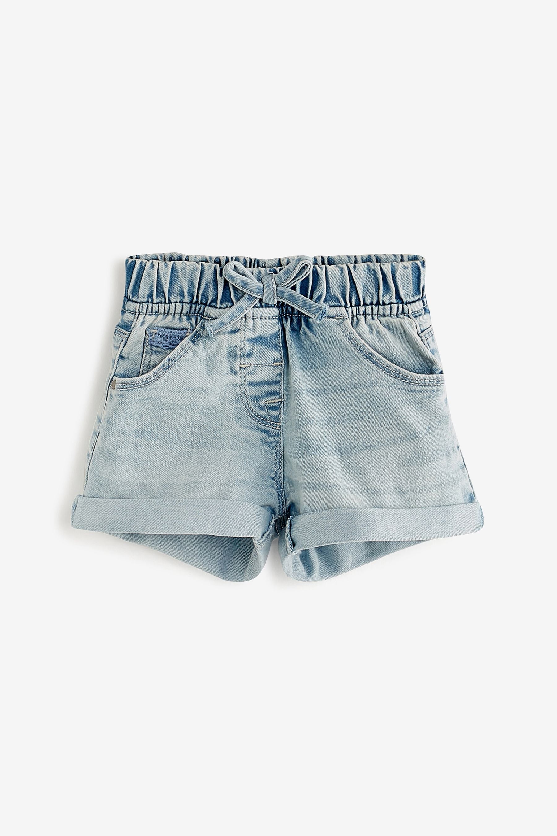 Bleach Denim Blue 1 Pack Pull-On Shorts (3mths-10yrs)