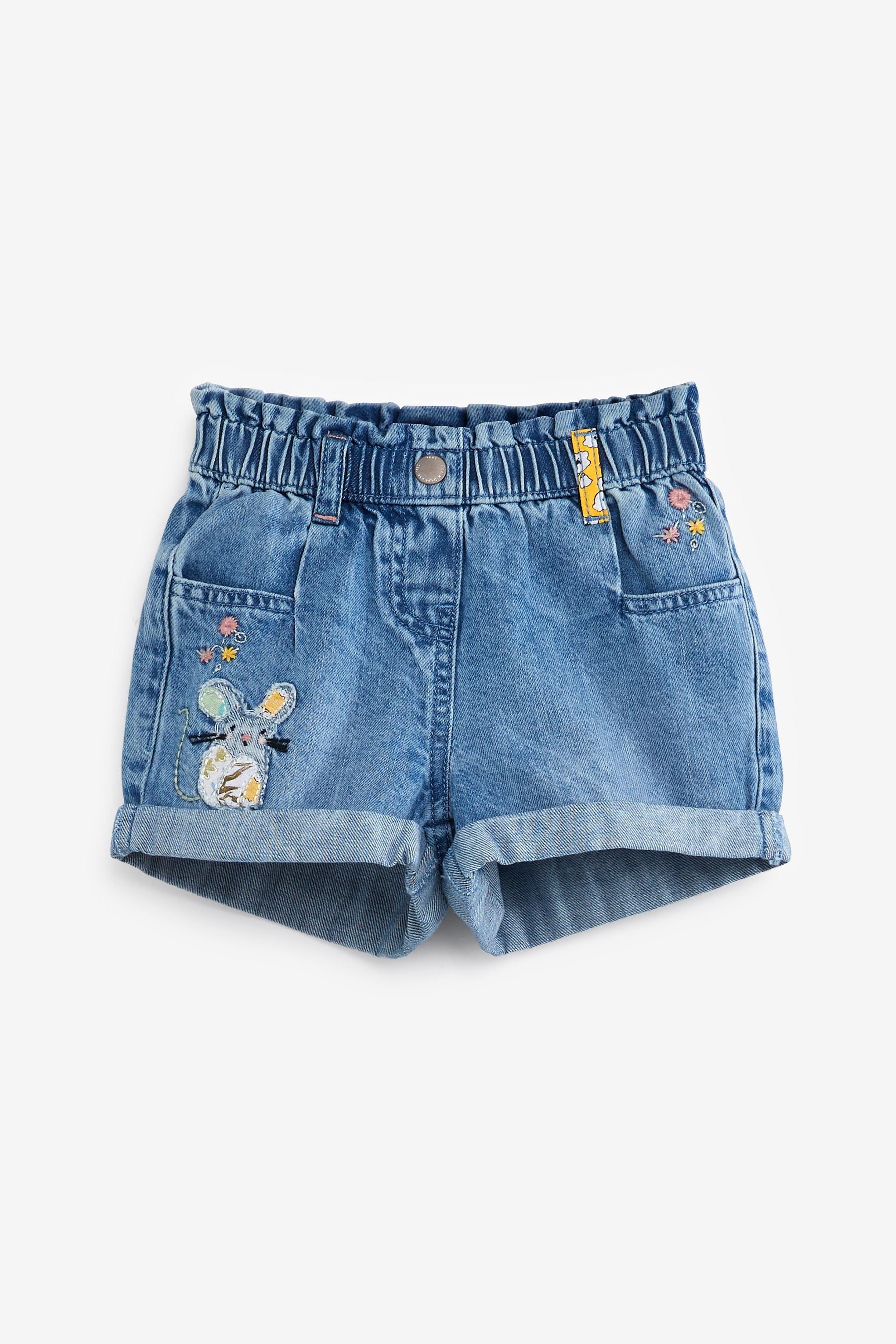 Blue Denim Character Shorts (3mths-7yrs)