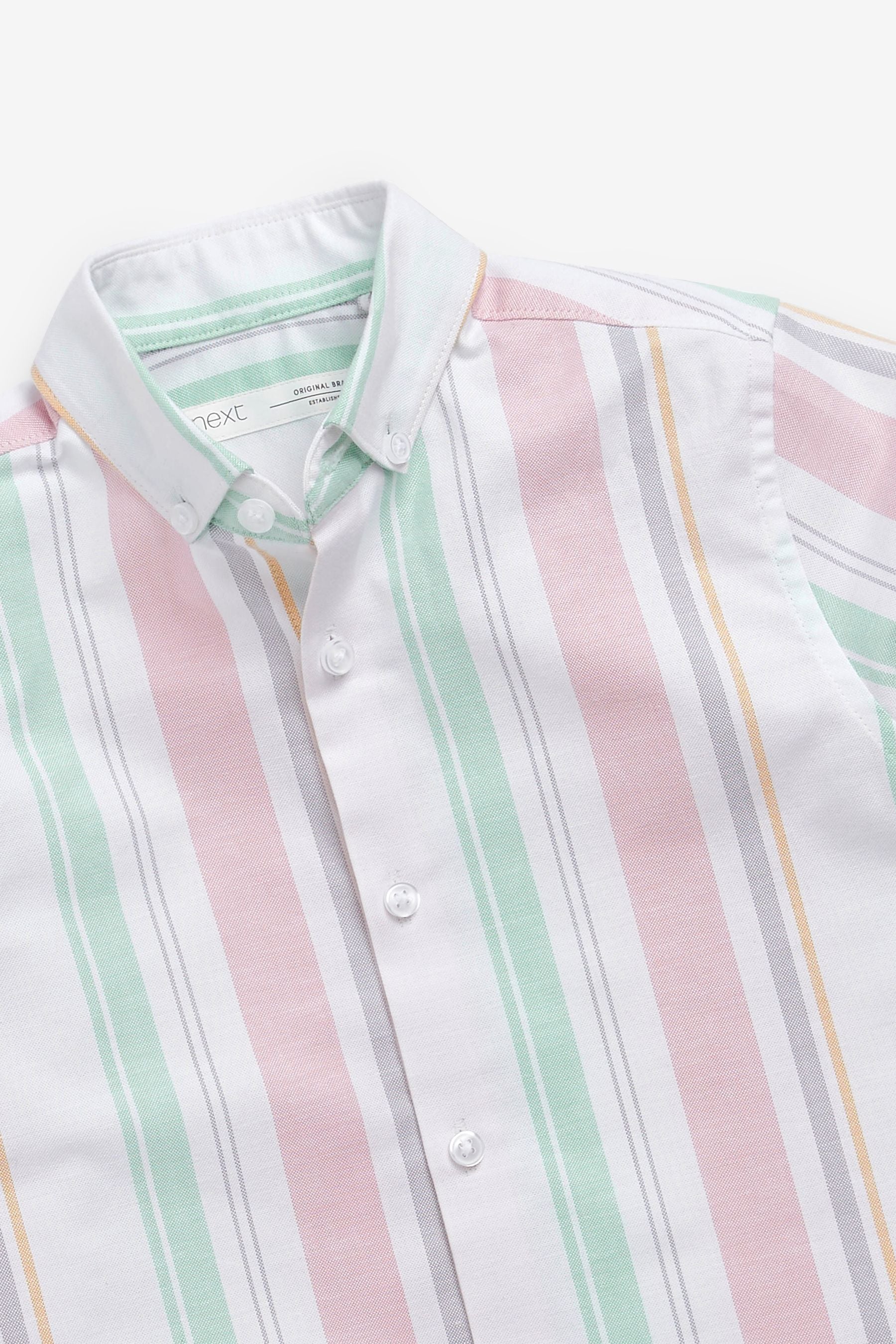 Multi Pastel Stripe Oxford Shirt (3-16yrs)