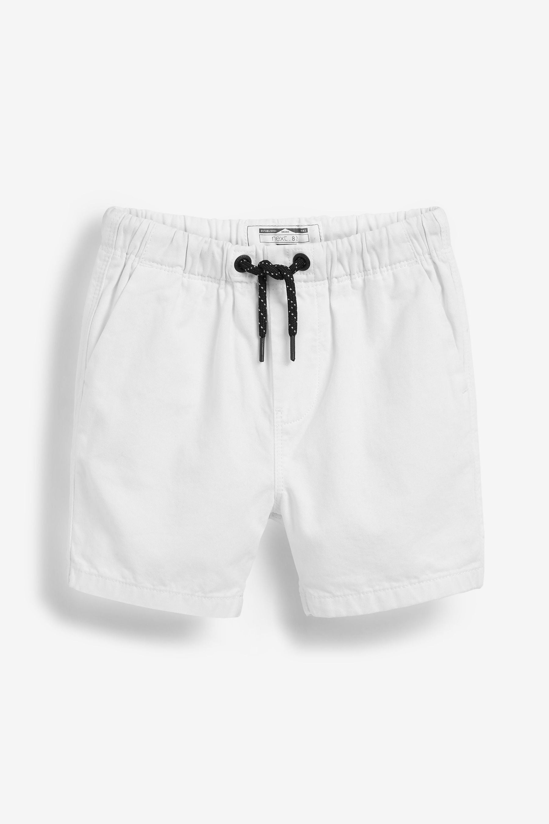 White Pull-On Shorts (3mths-7yrs)