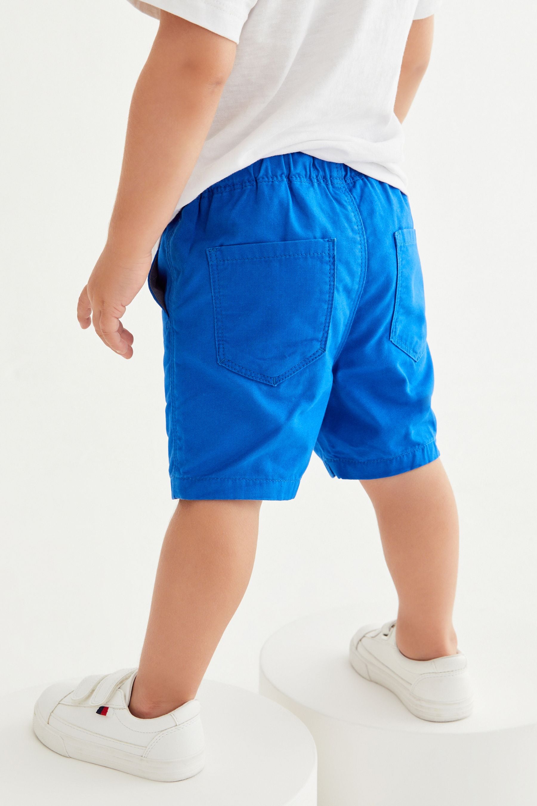 Bright Blue Pull-On Shorts (3mths-7yrs)