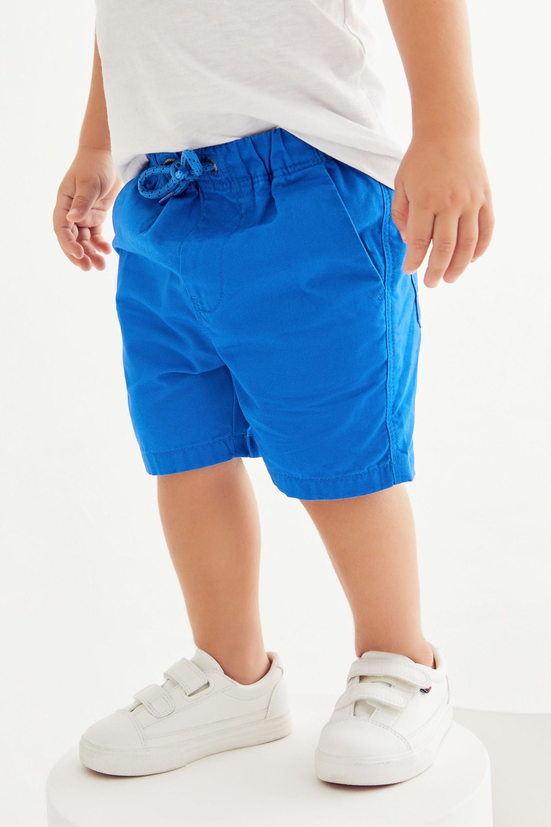 Bright Blue Pull-On Shorts (3mths-7yrs)