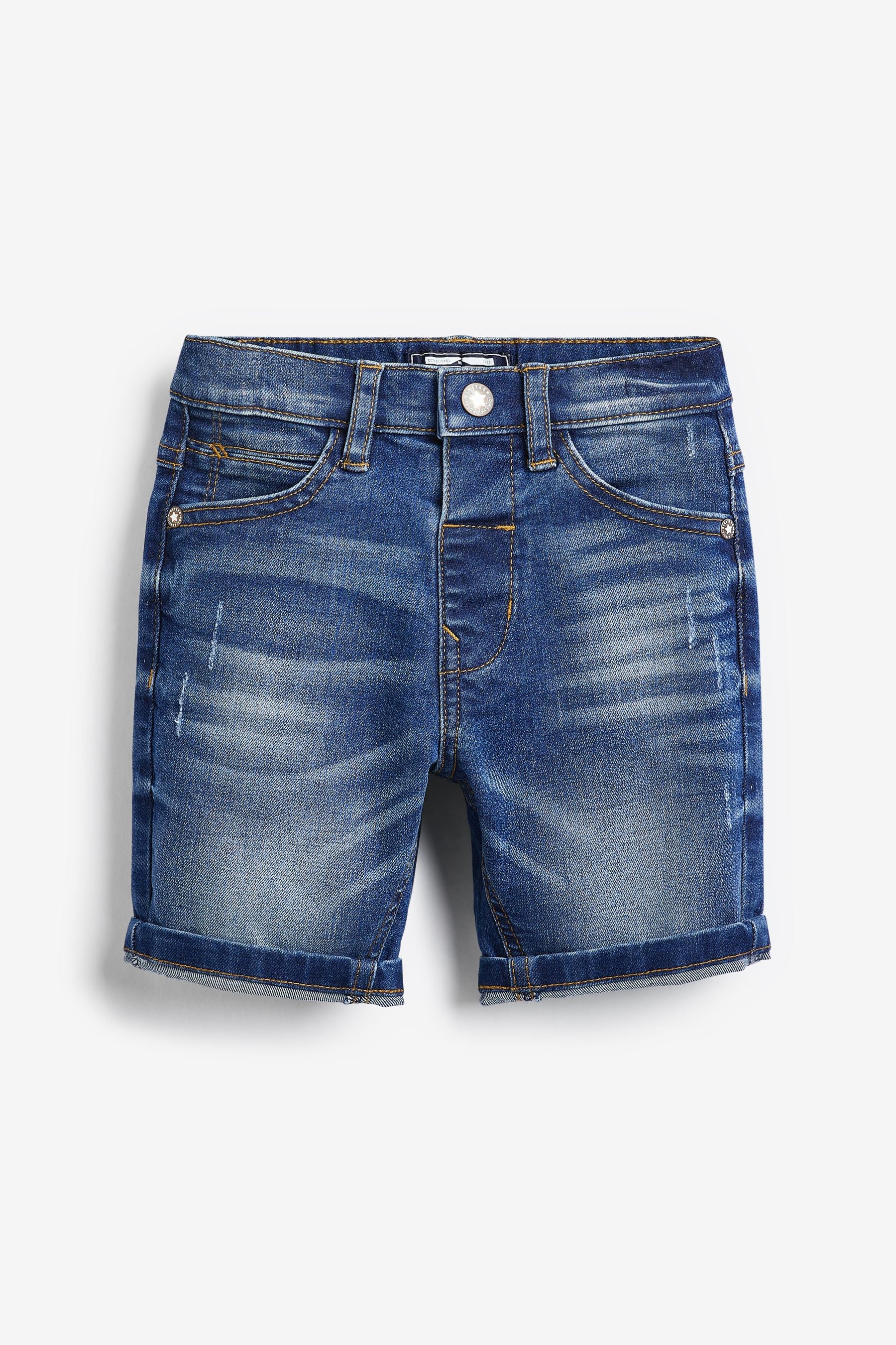 Mid Blue Denim Shorts (3mths-7yrs)