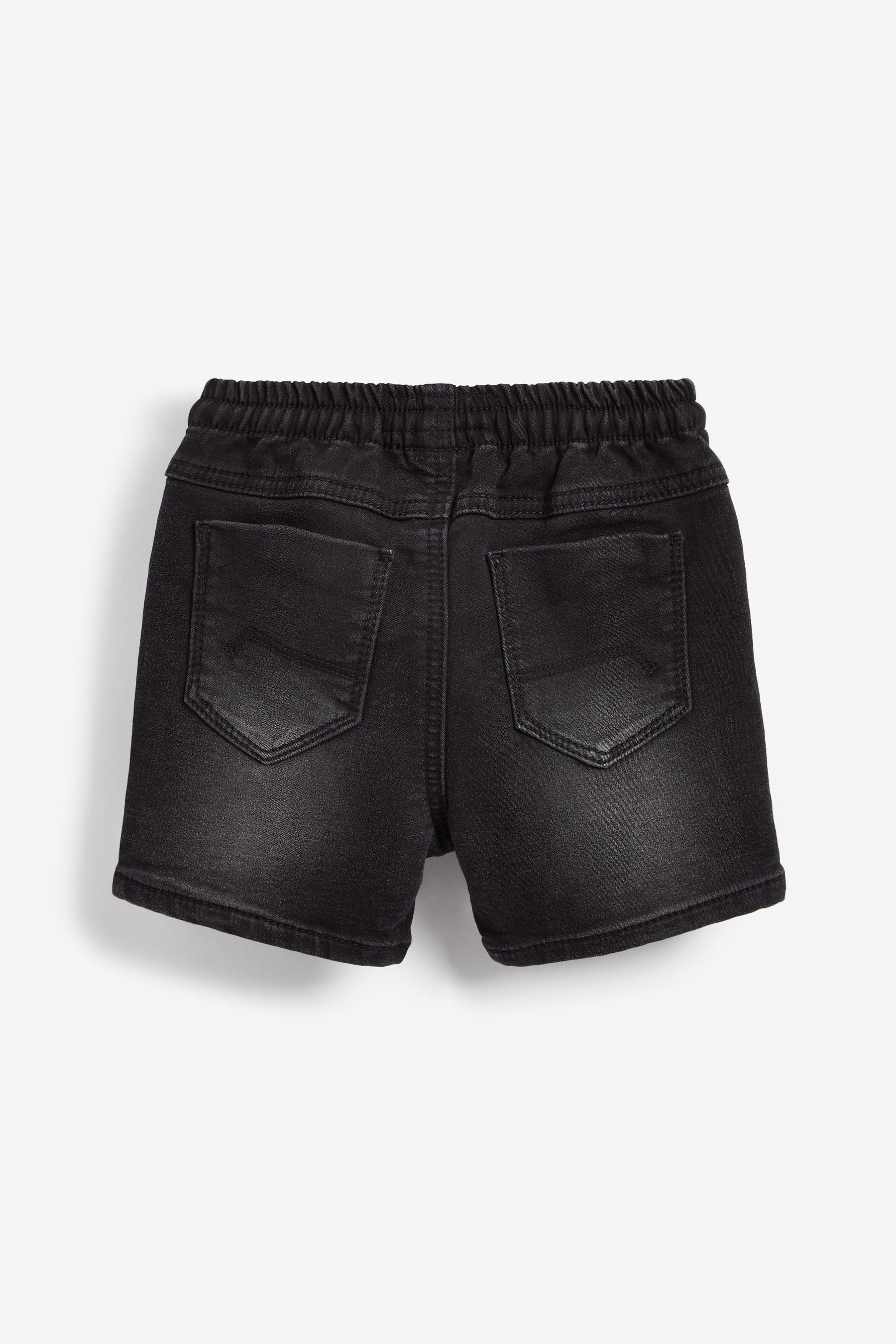 Black Jersey Denim Shorts (3mths-7yrs)