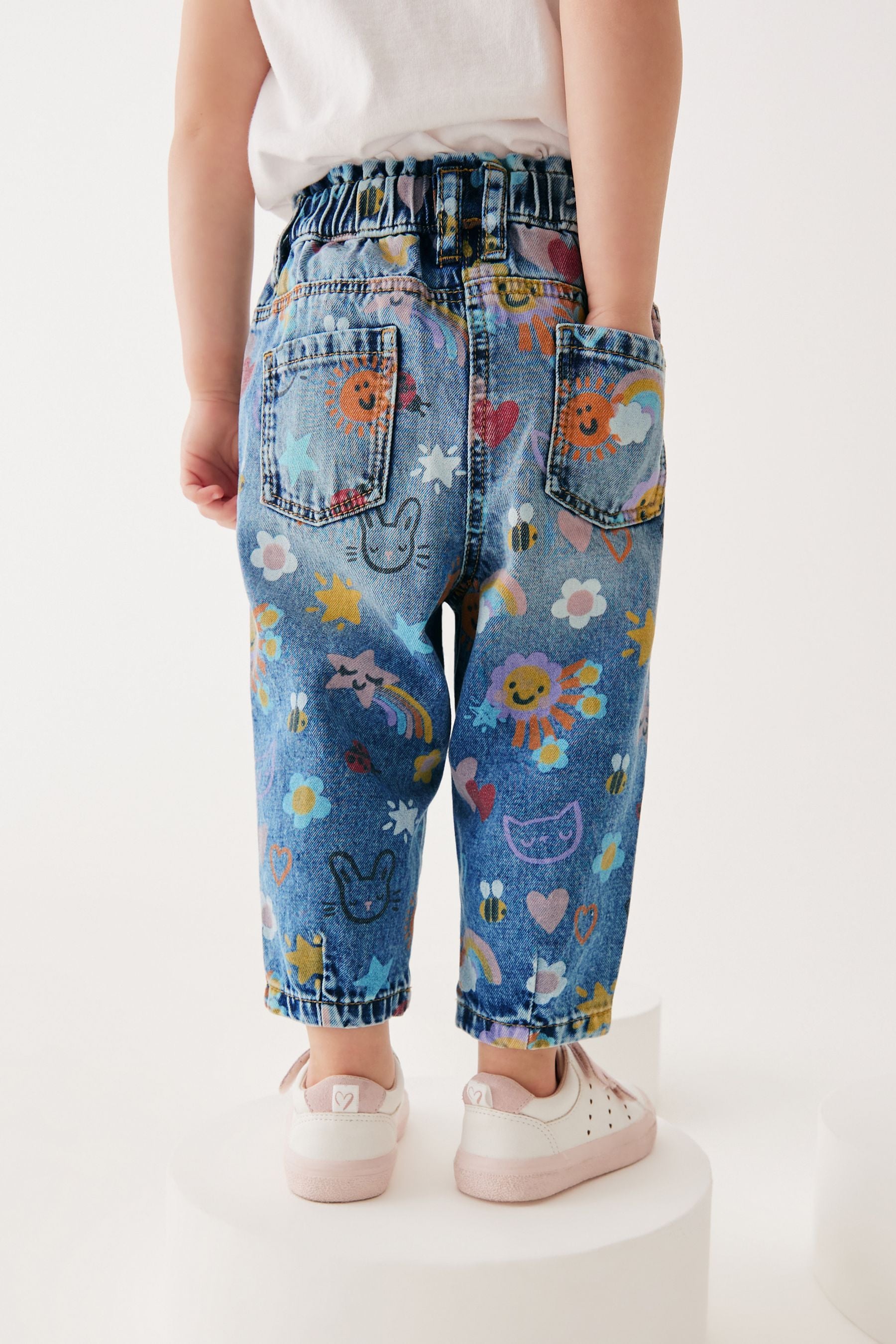 Denim Bright Print Jeans (3mths-7yrs)