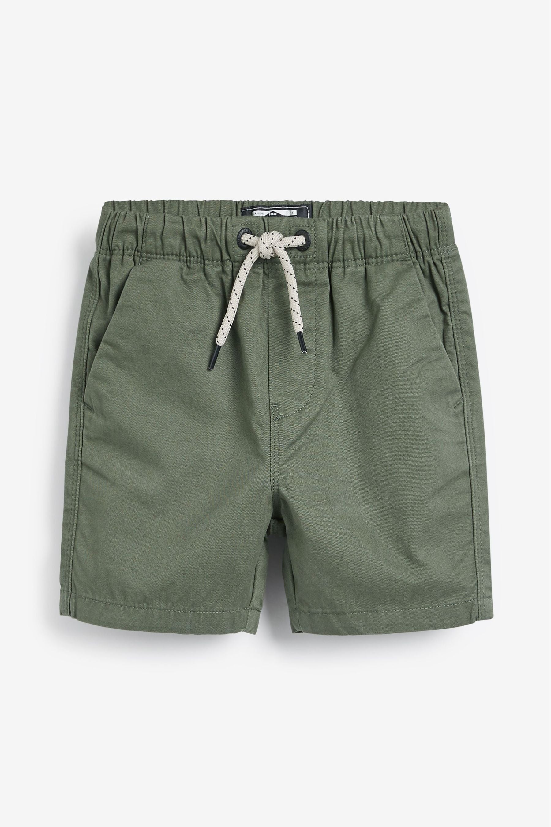 Khaki Green Pull-On Shorts (3mths-7yrs)