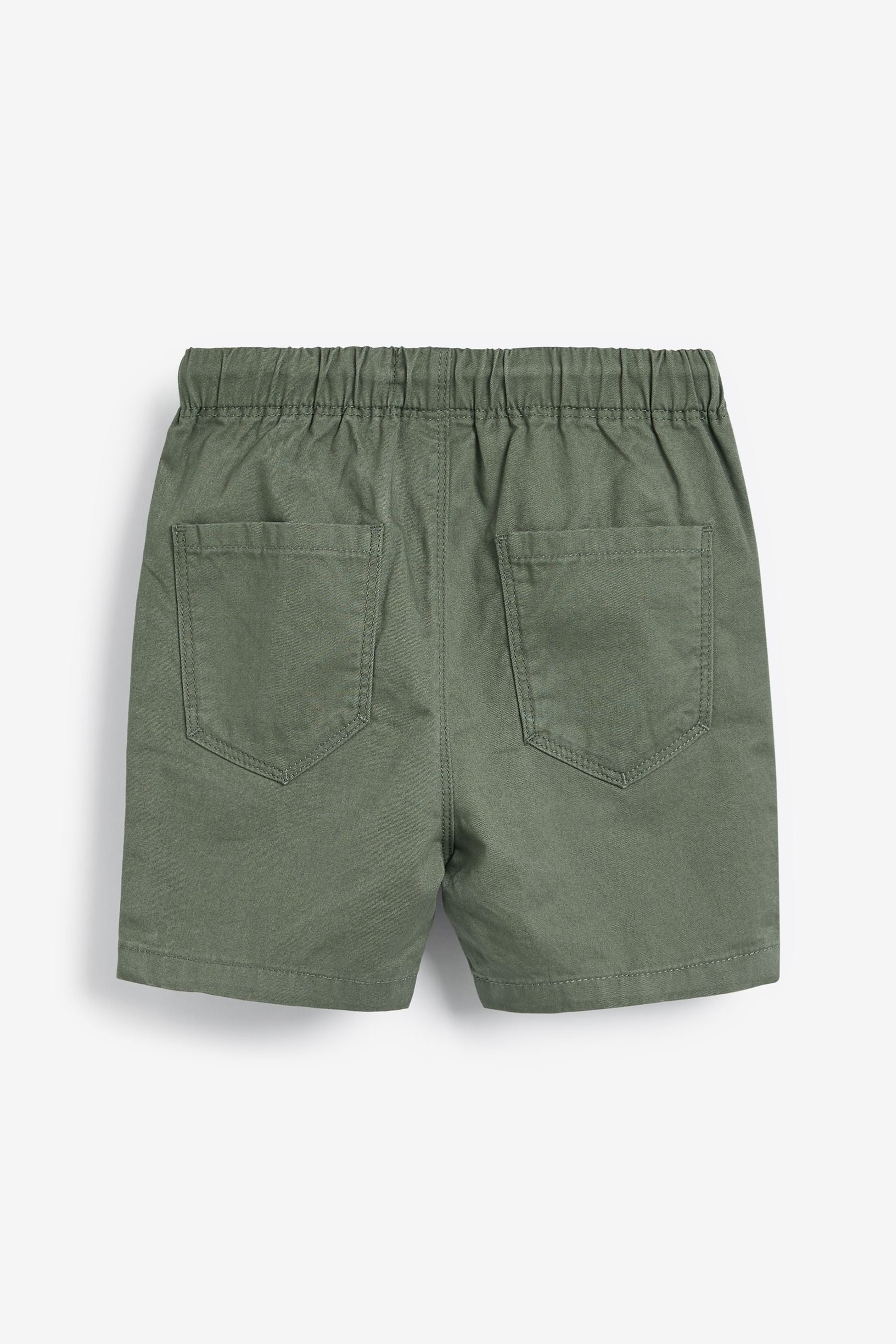 Khaki Green Pull-On Shorts (3mths-7yrs)