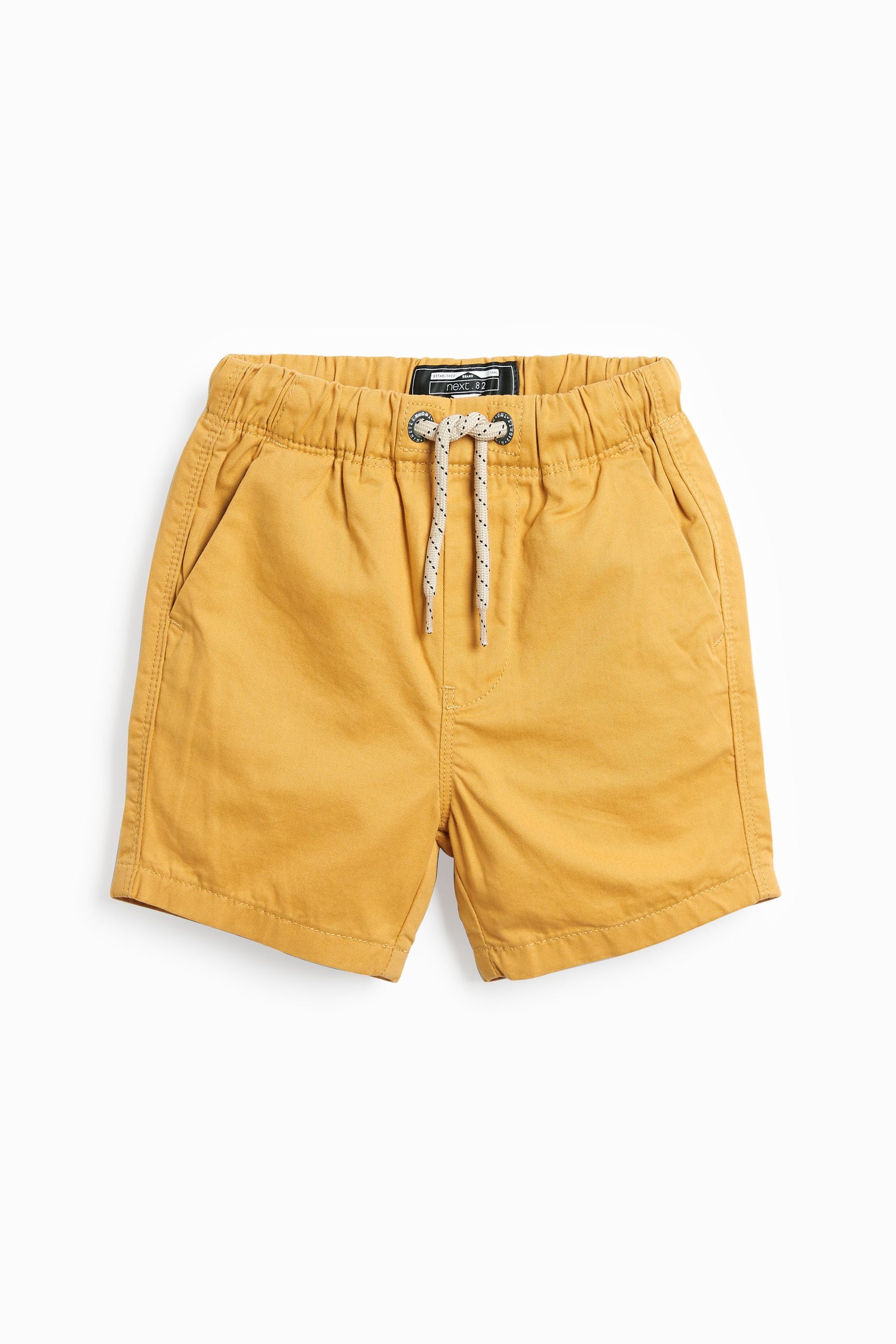 Ochre Yellow Pull-On Shorts (3mths-7yrs)