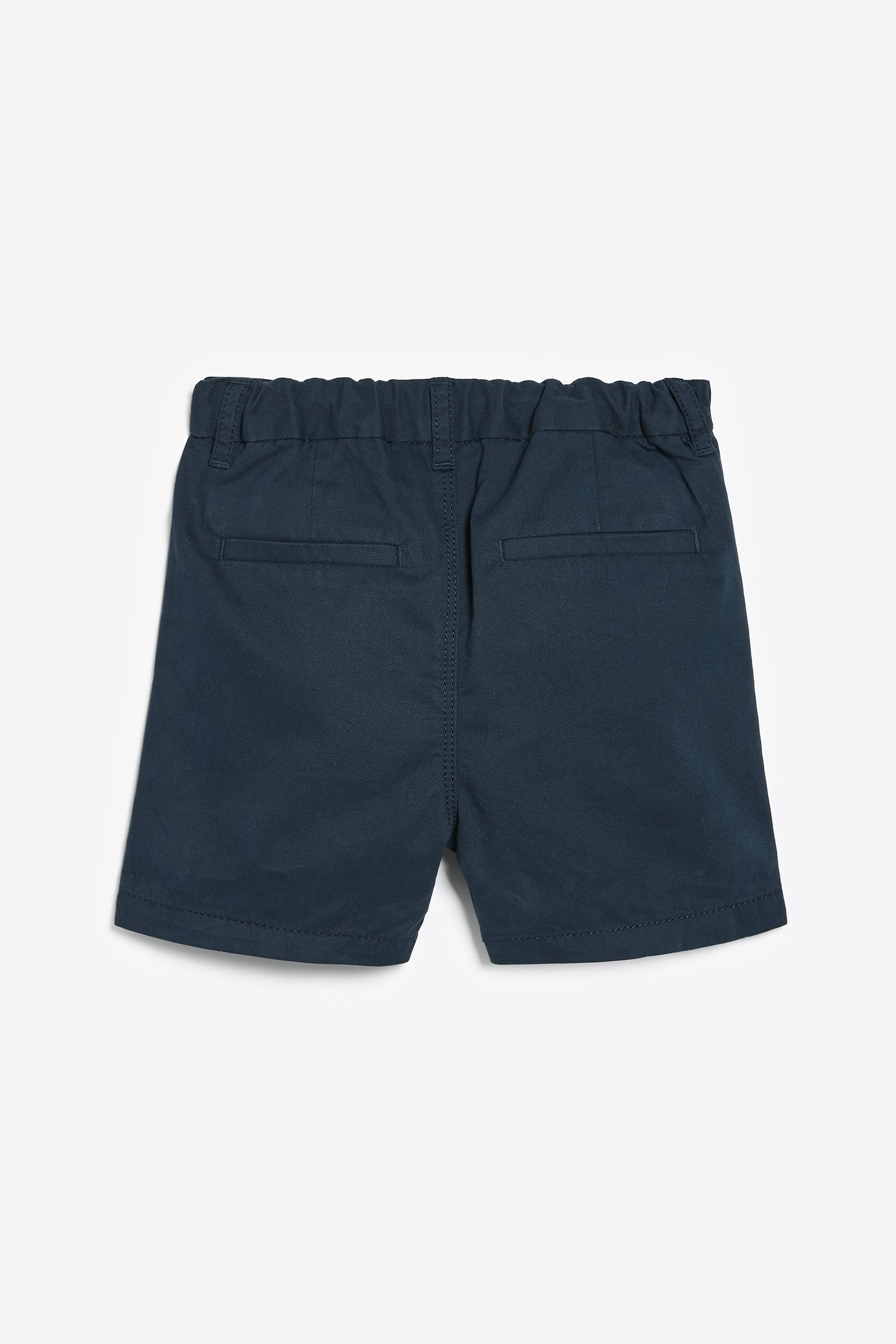 Navy & Stone 2 Pack Chino Shorts (3mths-7yrs)