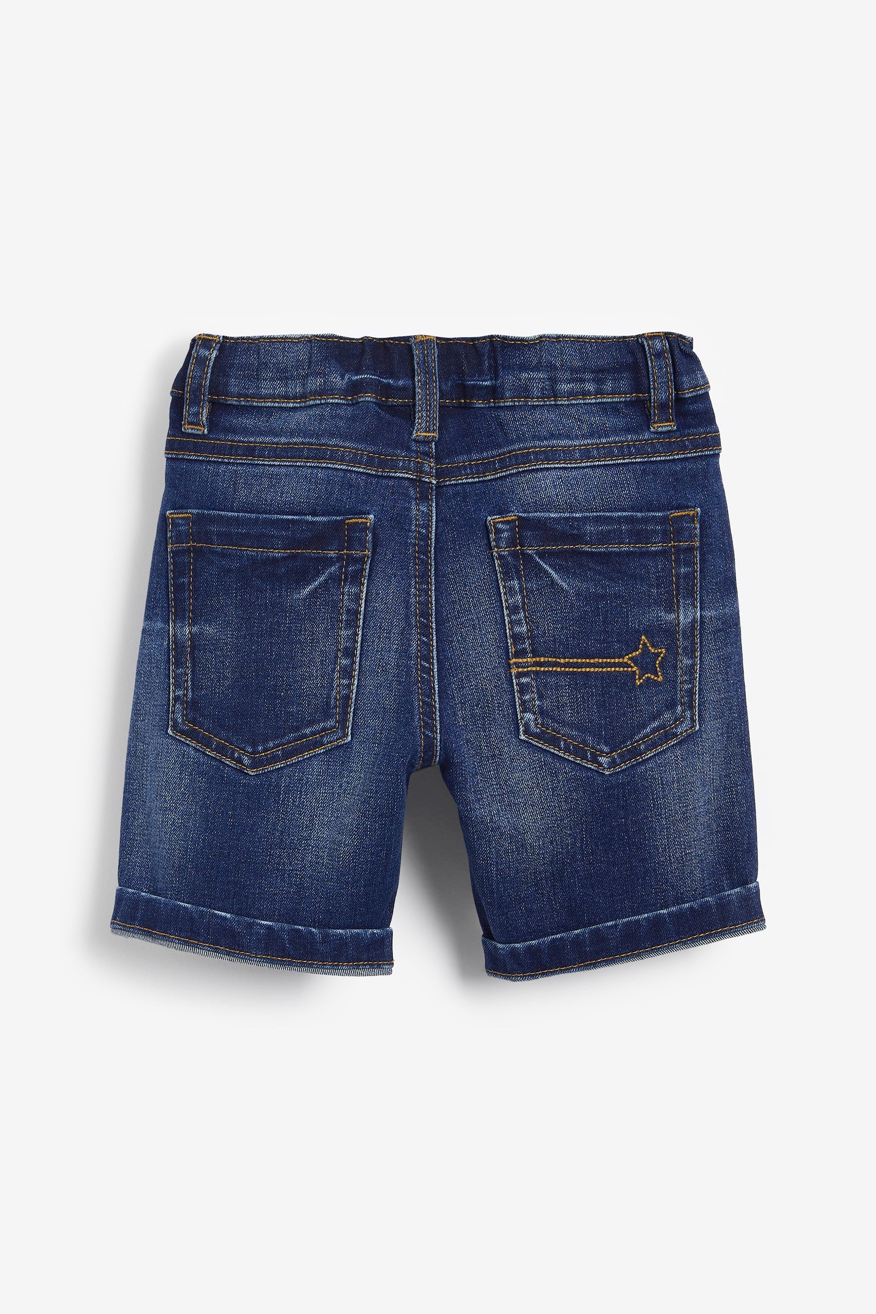 Dark Blue Loose Fit Denim Shorts (3mths-7yrs)