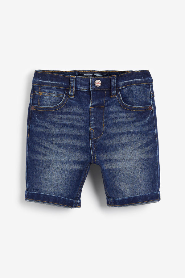 Dark Blue Loose Fit Denim Shorts (3mths-7yrs)