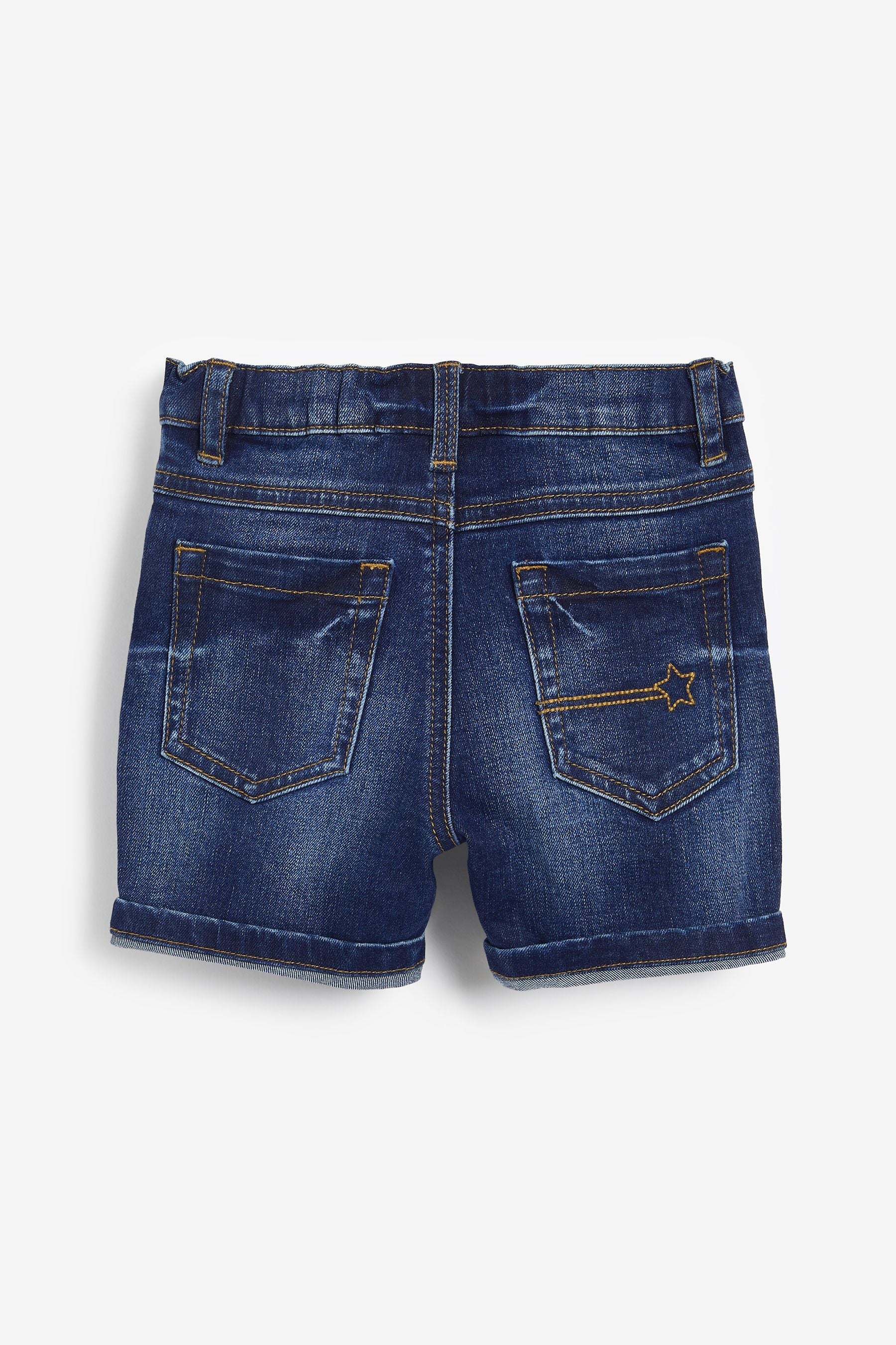 Dark Blue Regular Fit Denim Shorts (3mths-7yrs)