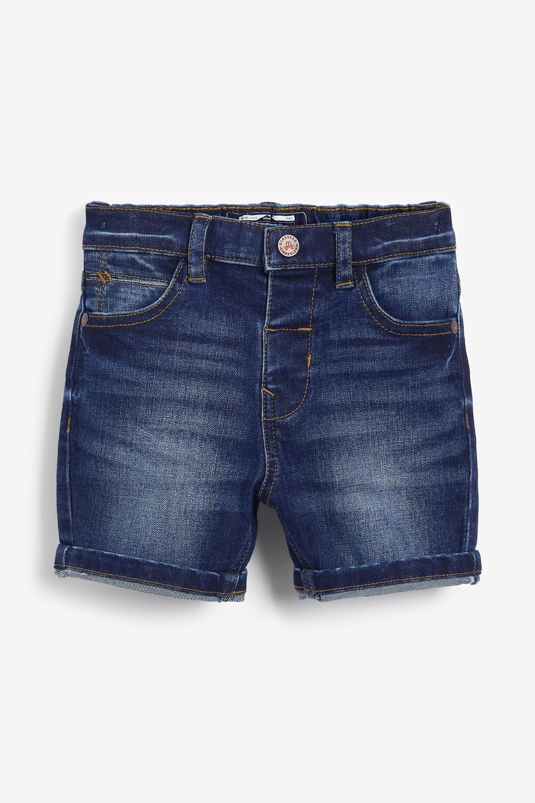 Dark Blue Regular Fit Denim Shorts (3mths-7yrs)