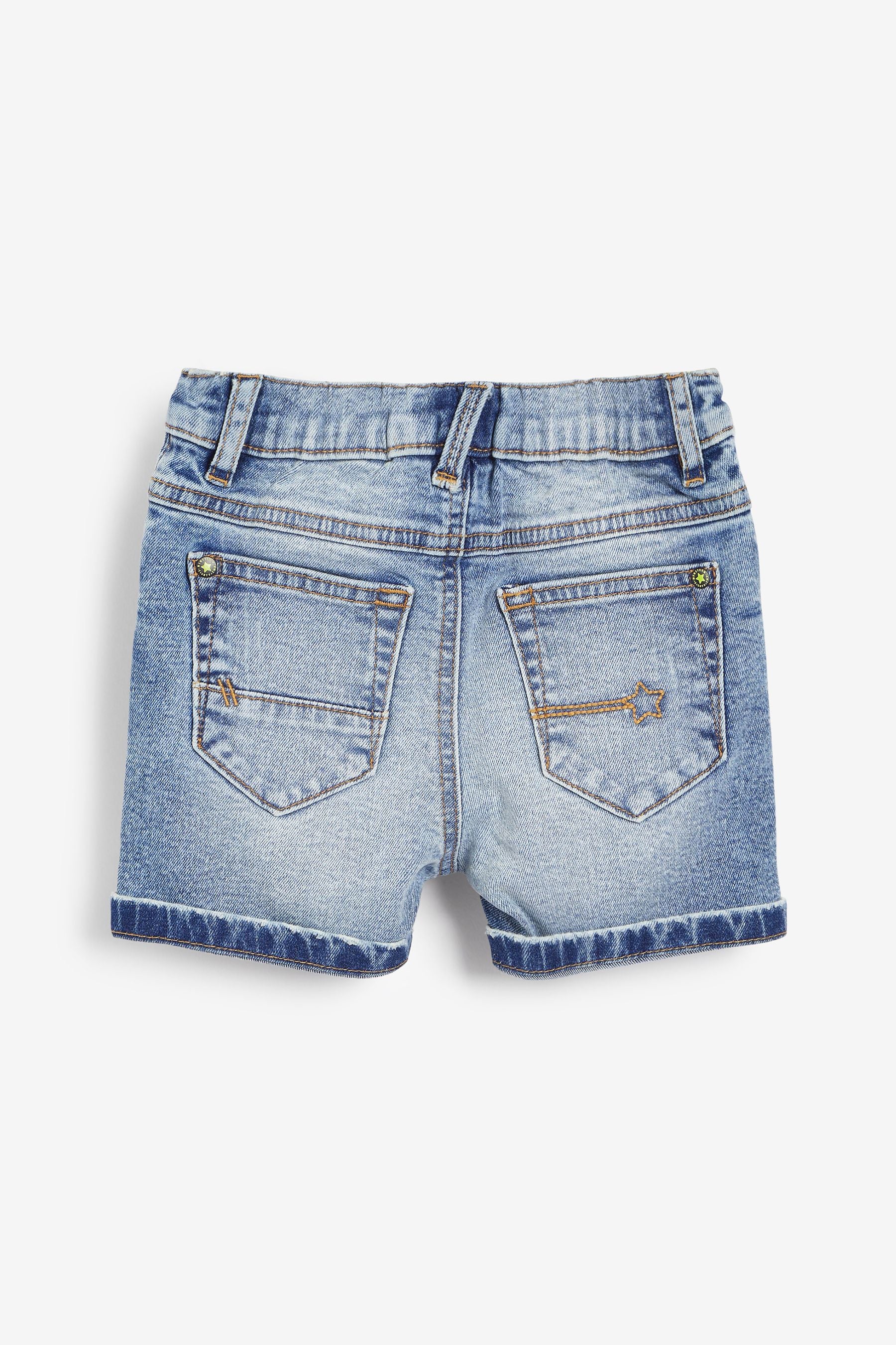 Bleach Distressed Denim Shorts (3mths-7yrs)