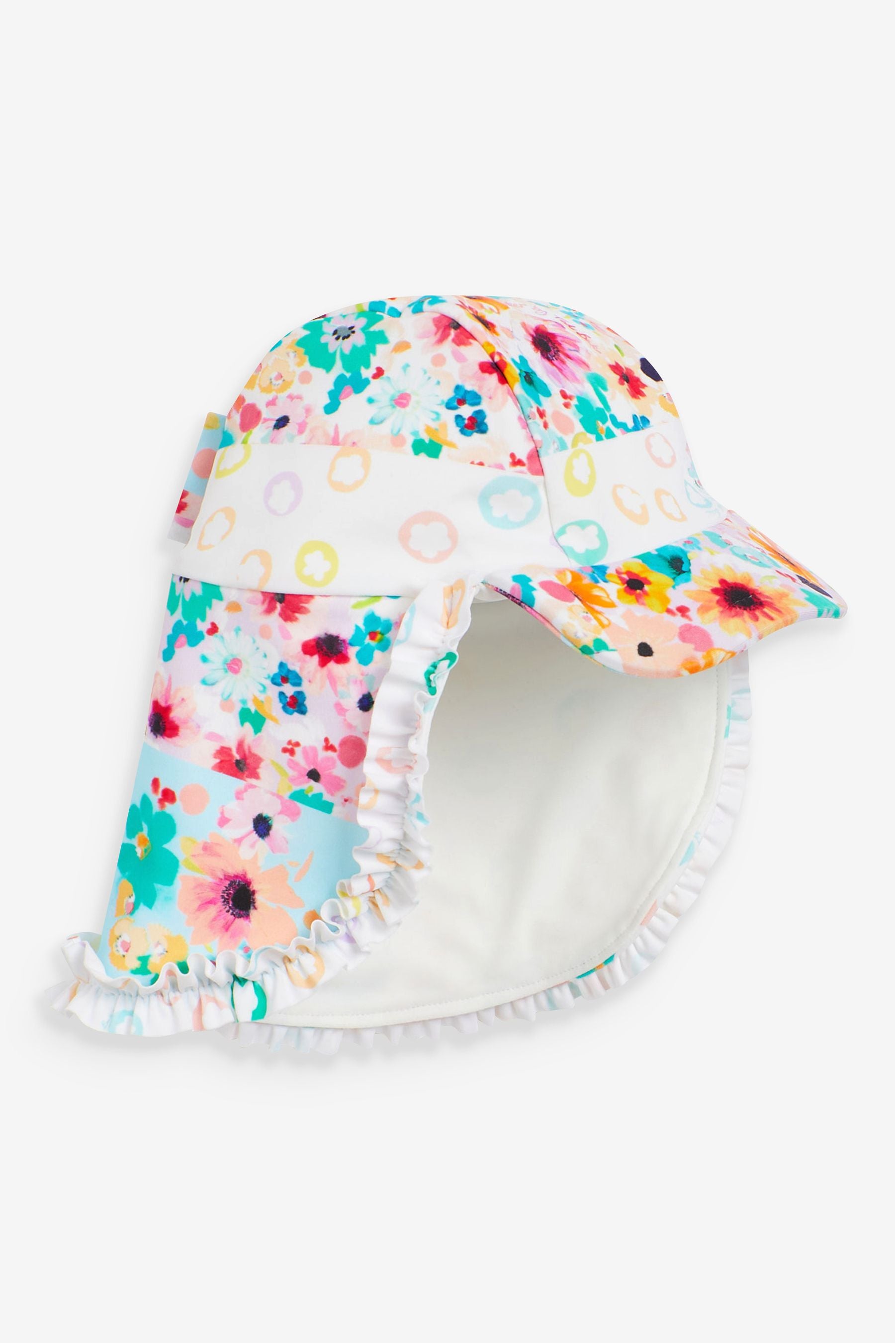 Baker by Ted Baker Patchwork Print Sunsafe Suit And Hat