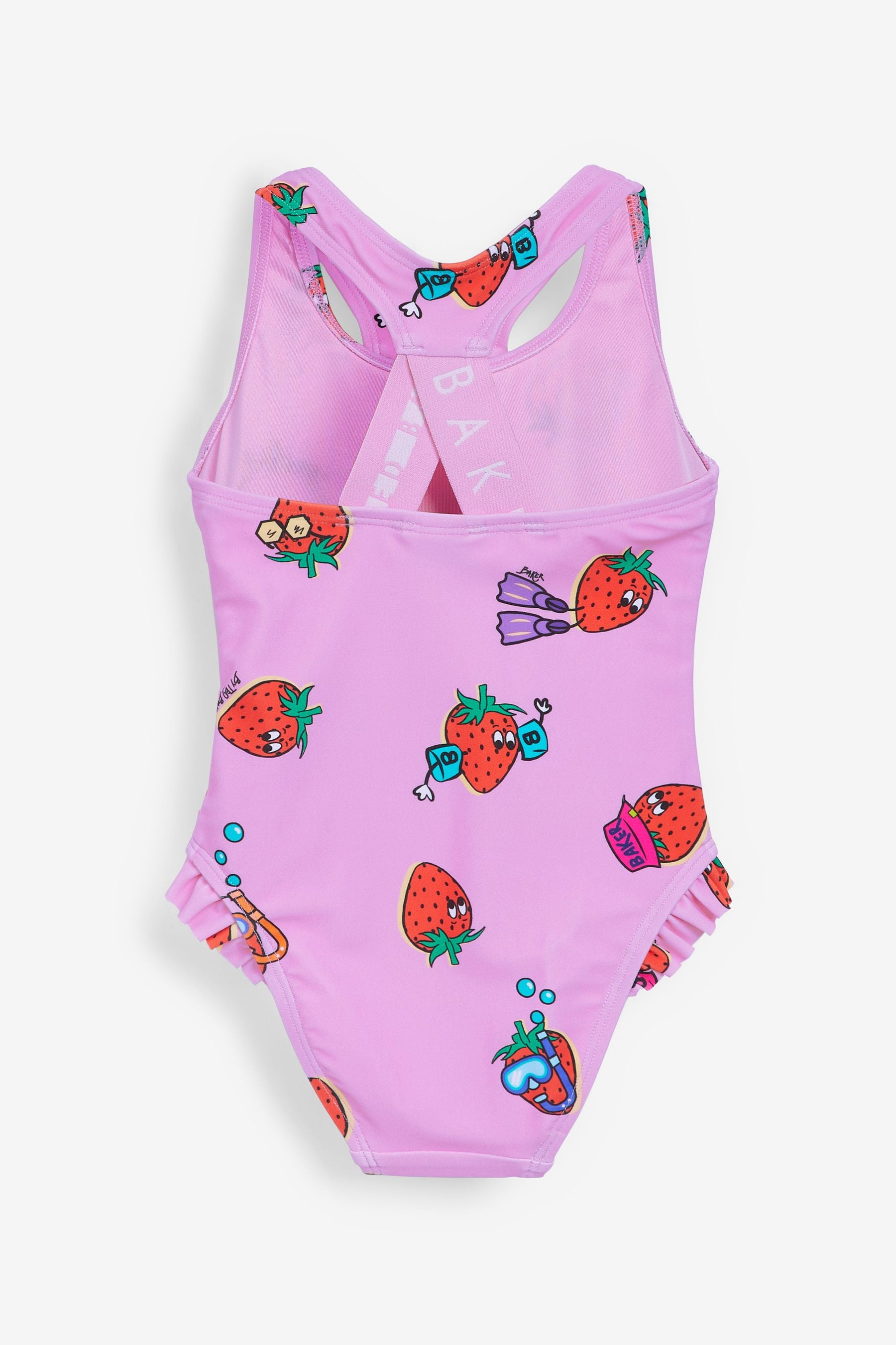 Baker by Ted Baker Pink Strawberry Print Swimsuit