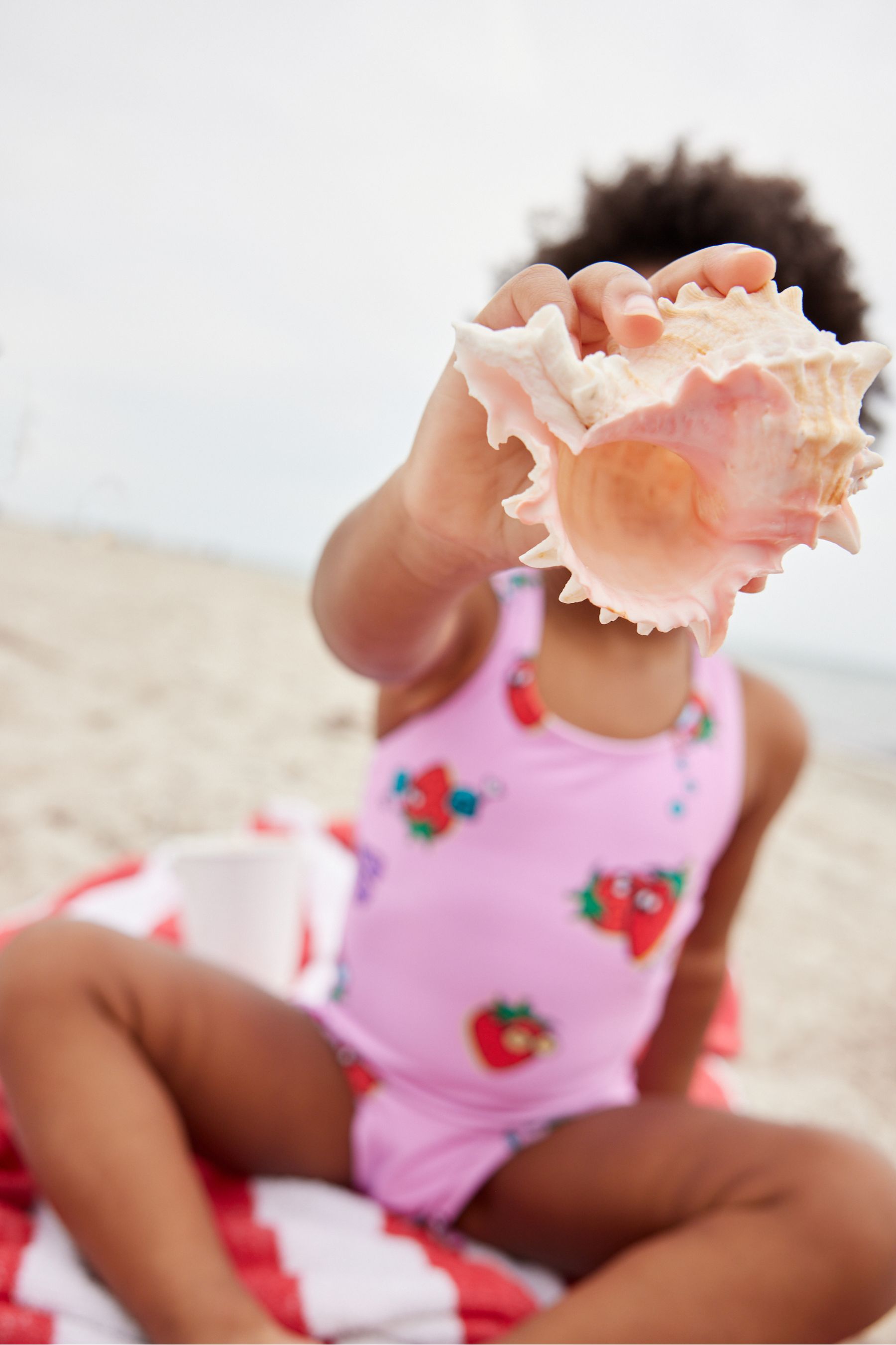 Baker by Ted Baker Pink Strawberry Print Swimsuit