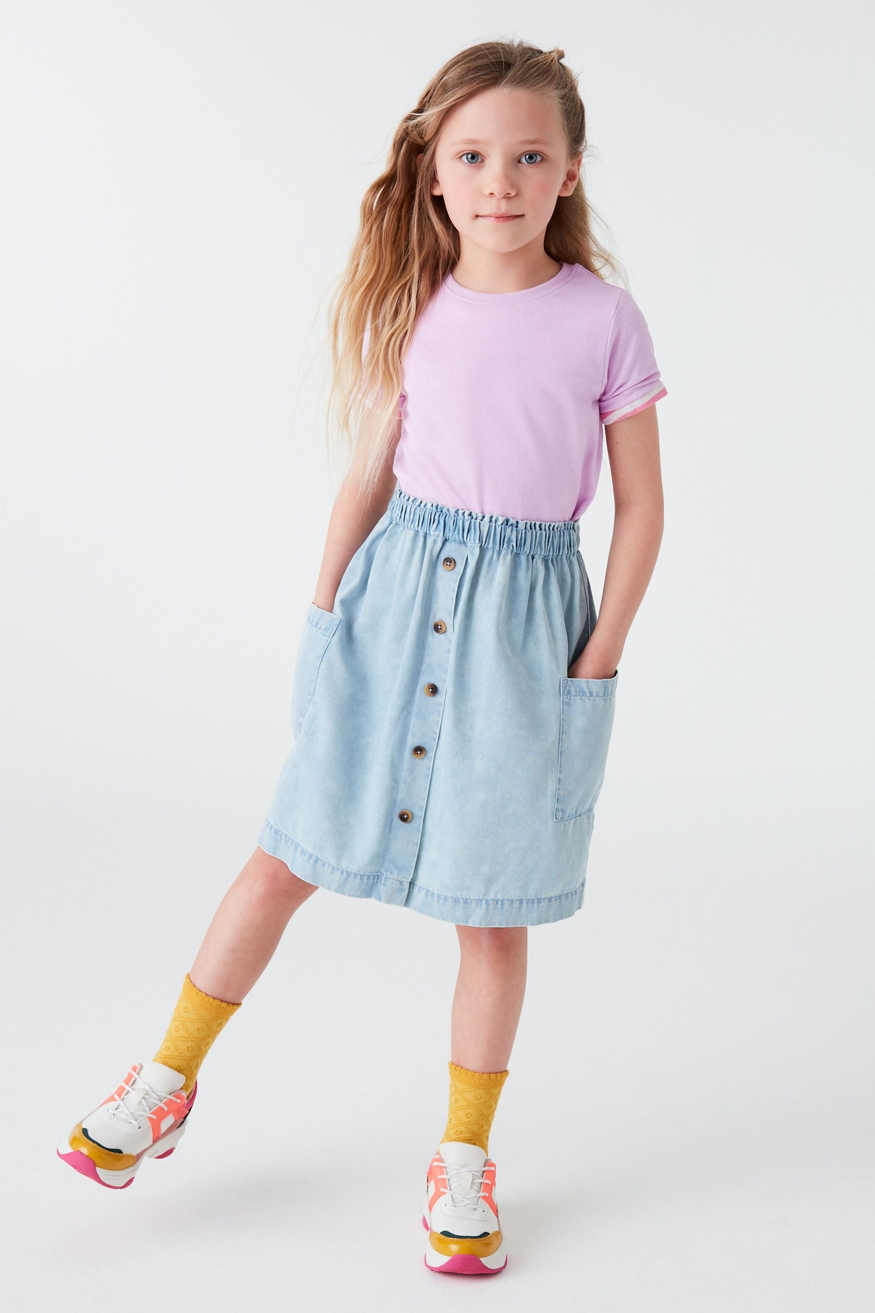 Denim Midi Skirt (3-16yrs)