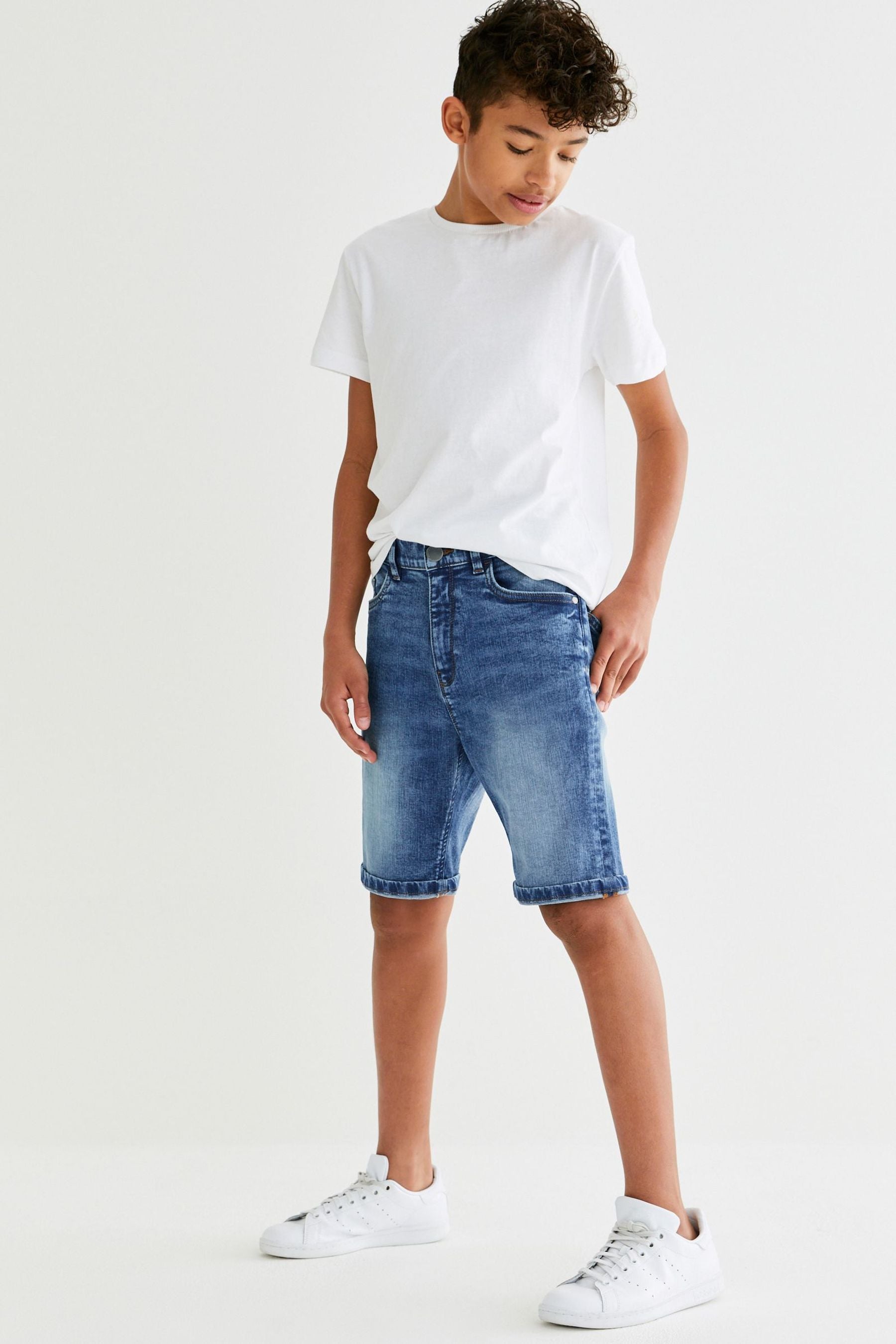 Light Blue Denim Shorts (3-16yrs)