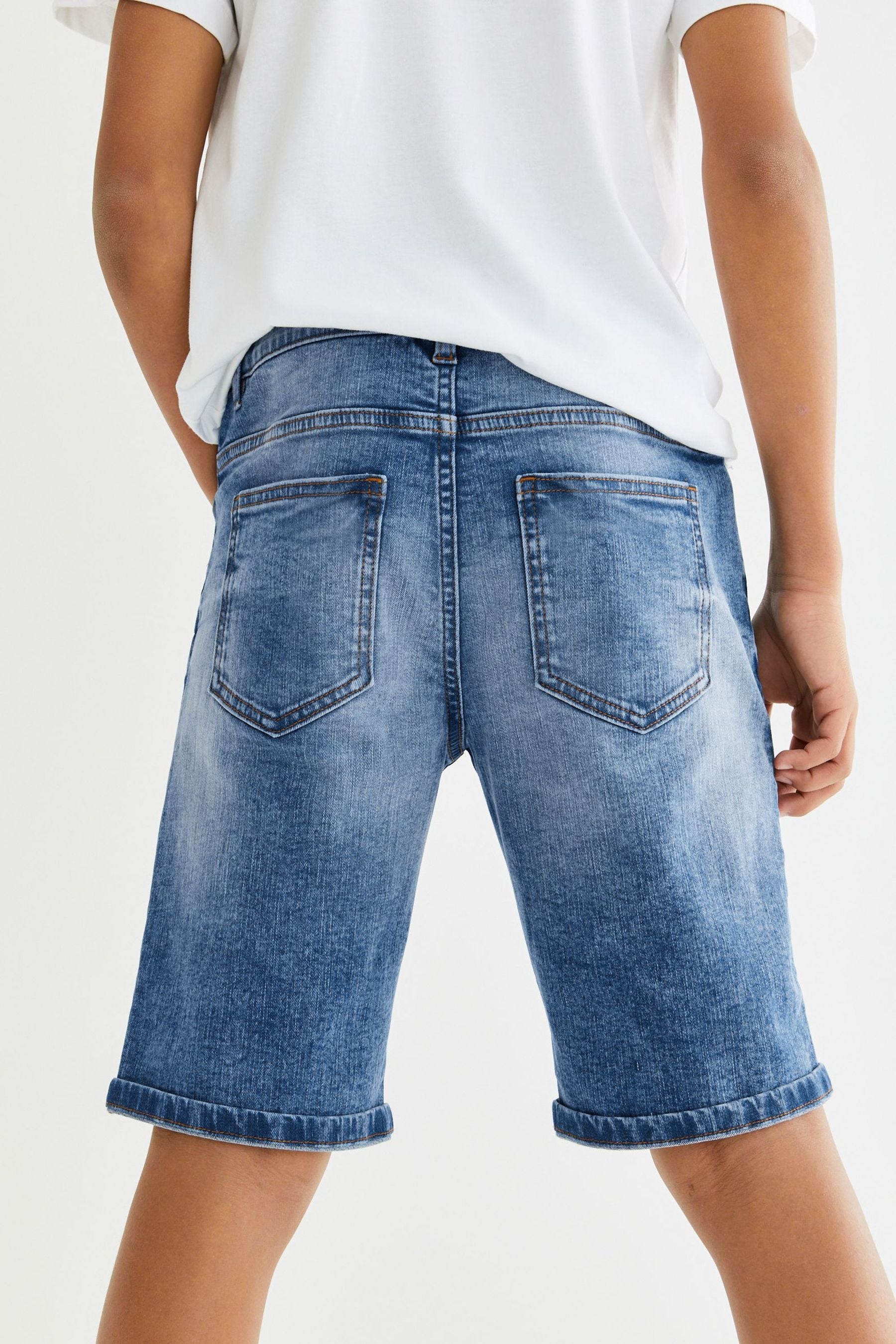 Light Blue Denim Shorts (3-16yrs)