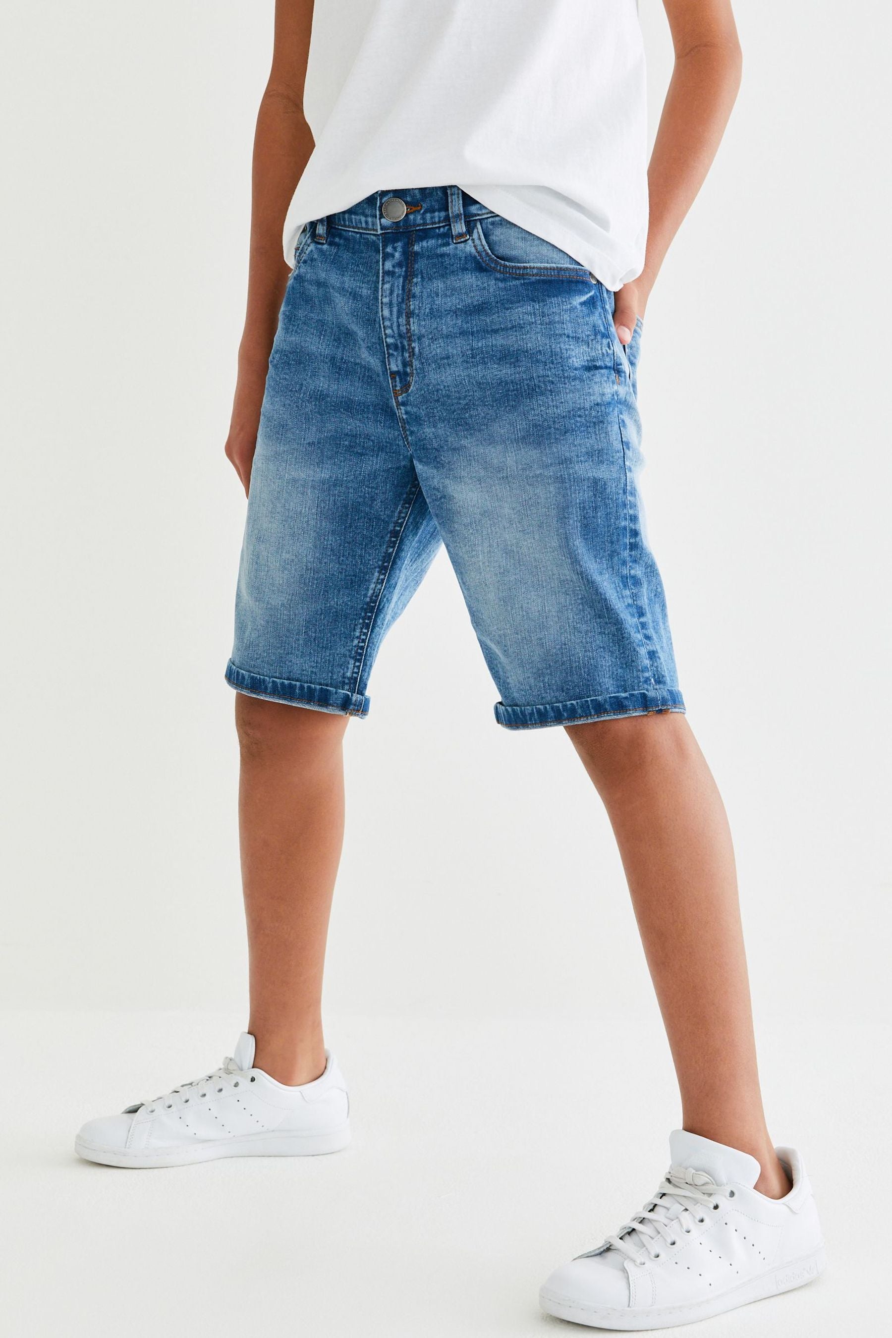 Light Blue Denim Shorts (3-16yrs)