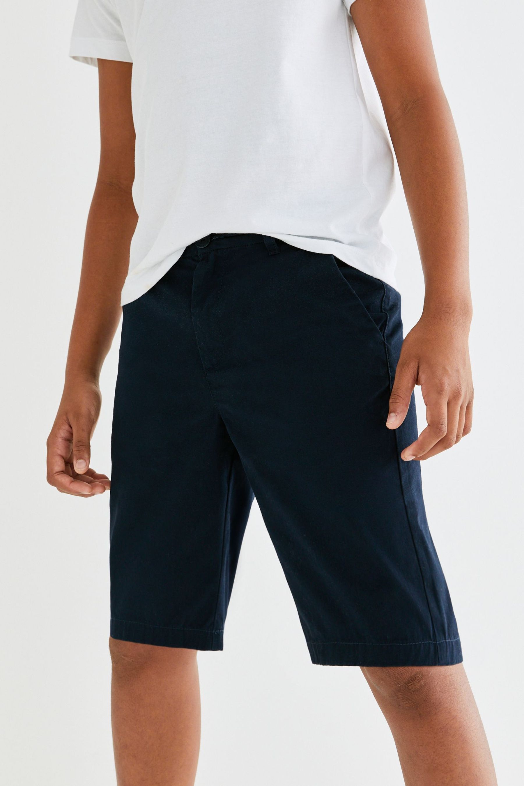 Blue/Navy Chino Shorts (3-16yrs)