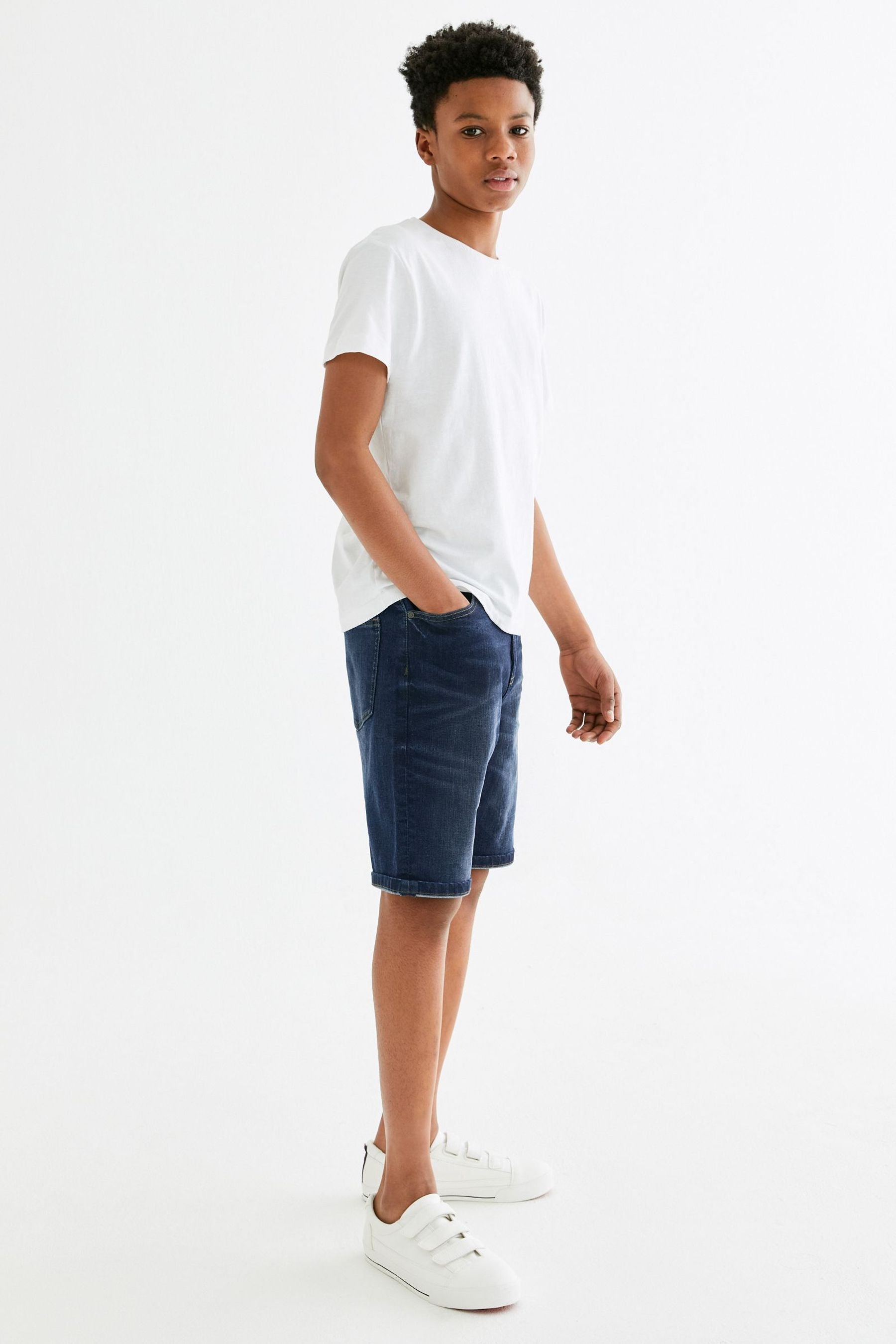 Dark Blue Denim Shorts (3-16yrs)