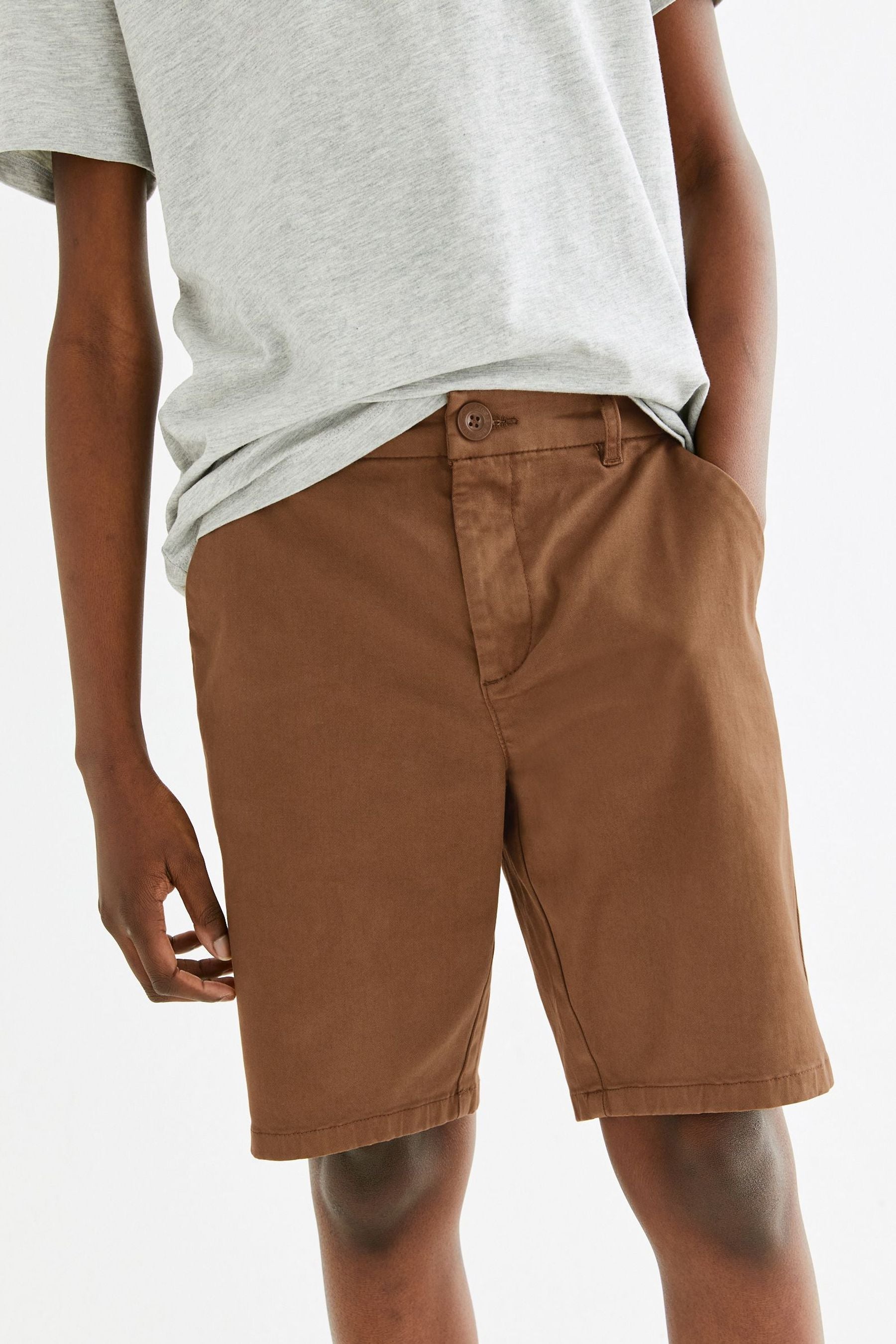 Tan/Brown Chino Shorts (3-16yrs)