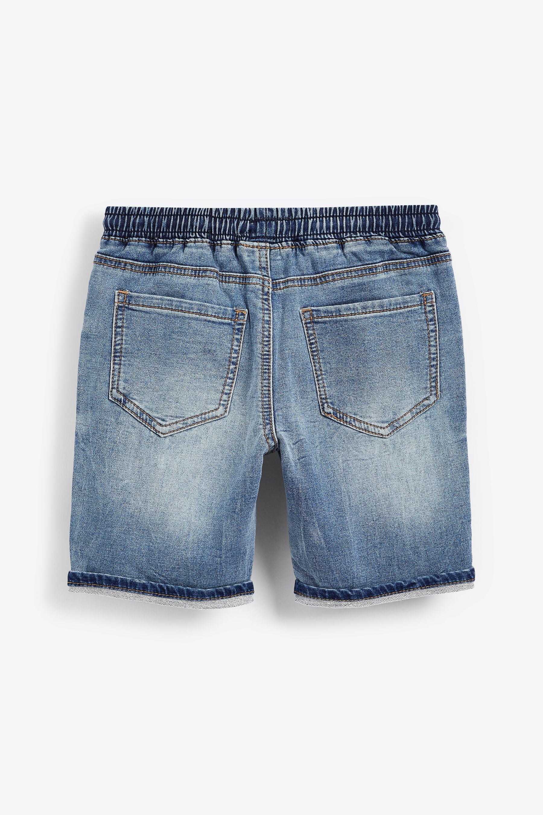 Light Blue Jersey Denim Shorts (3-16yrs)