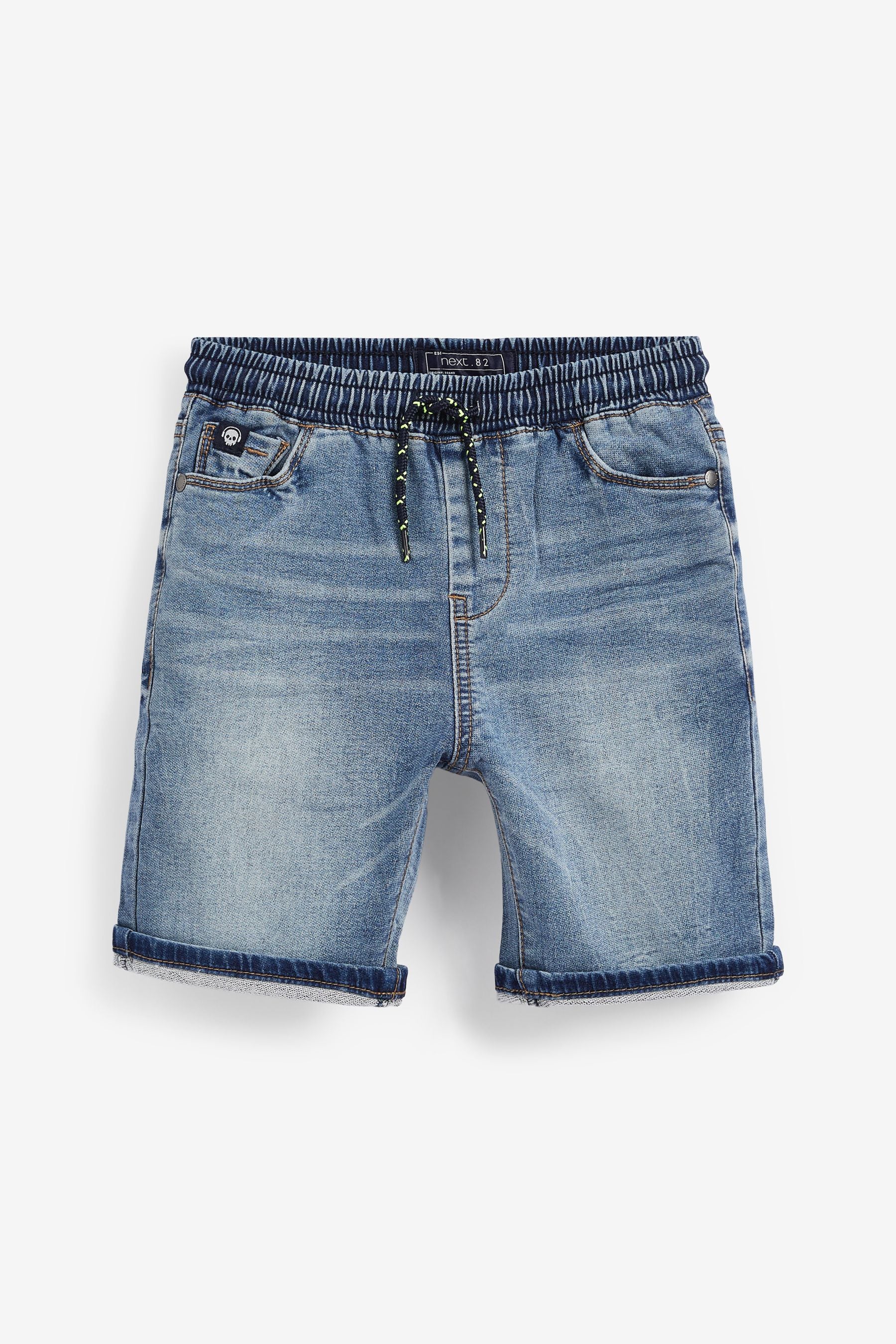 Light Blue Jersey Denim Shorts (3-16yrs)