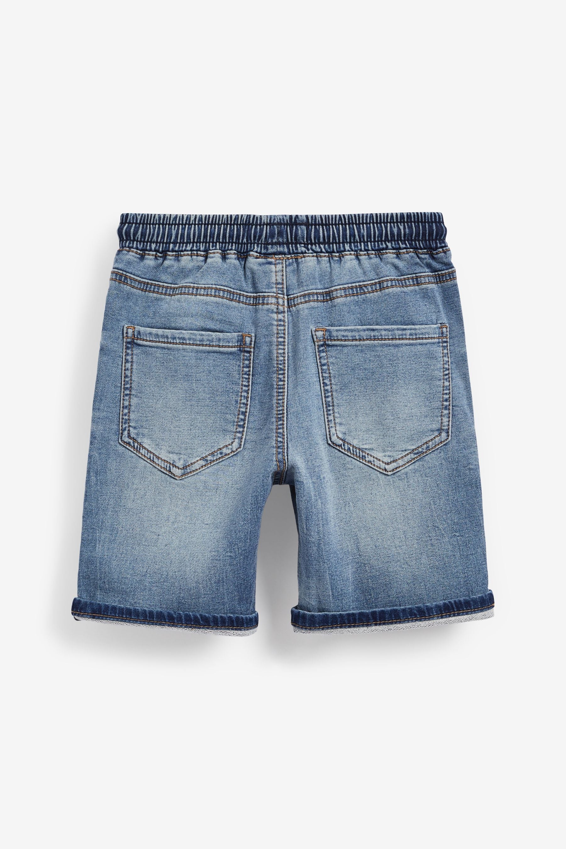 Light Blue Jersey Denim Shorts (3-16yrs)