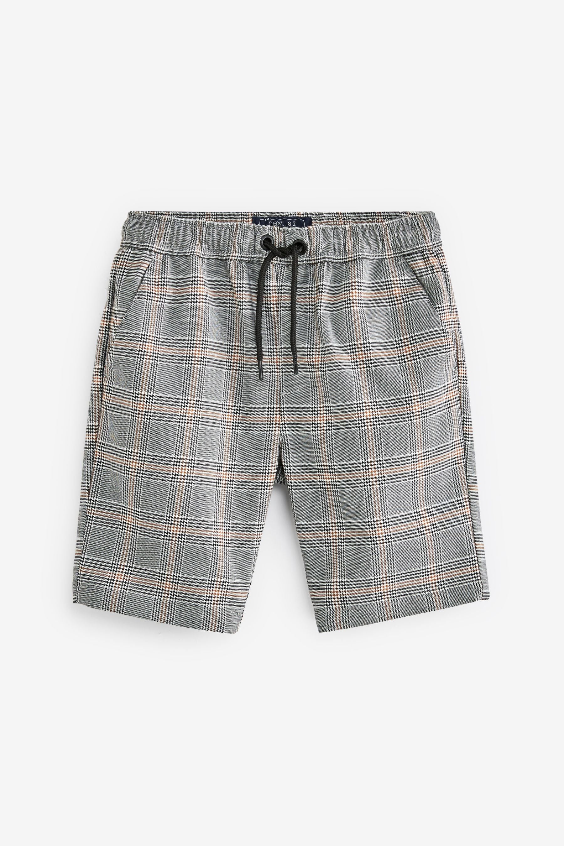 Neutral Check Pull-On Shorts (3-16yrs)