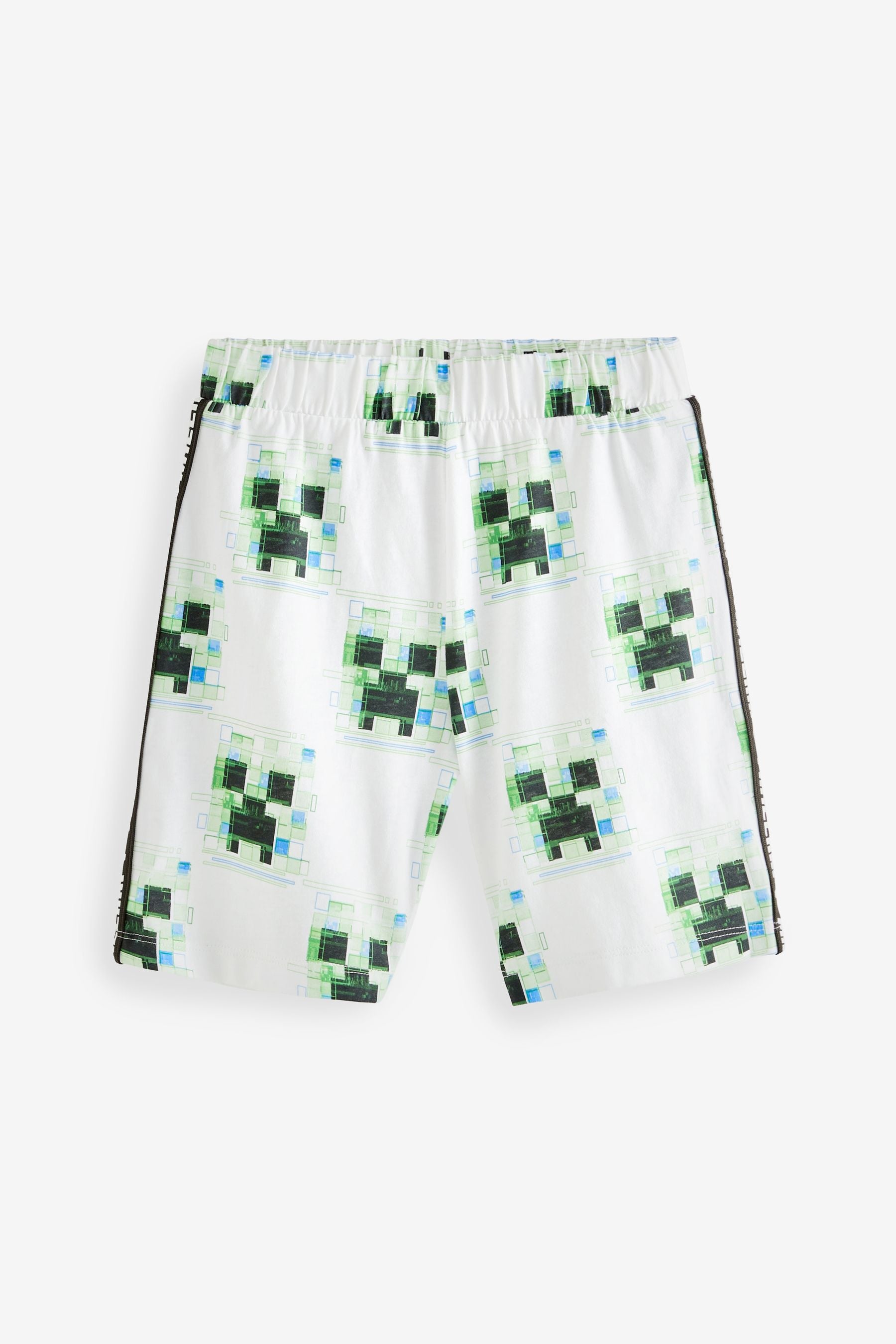 Green/Black Minecraft 2 Pack Short Pyjamas (3-16yrs)