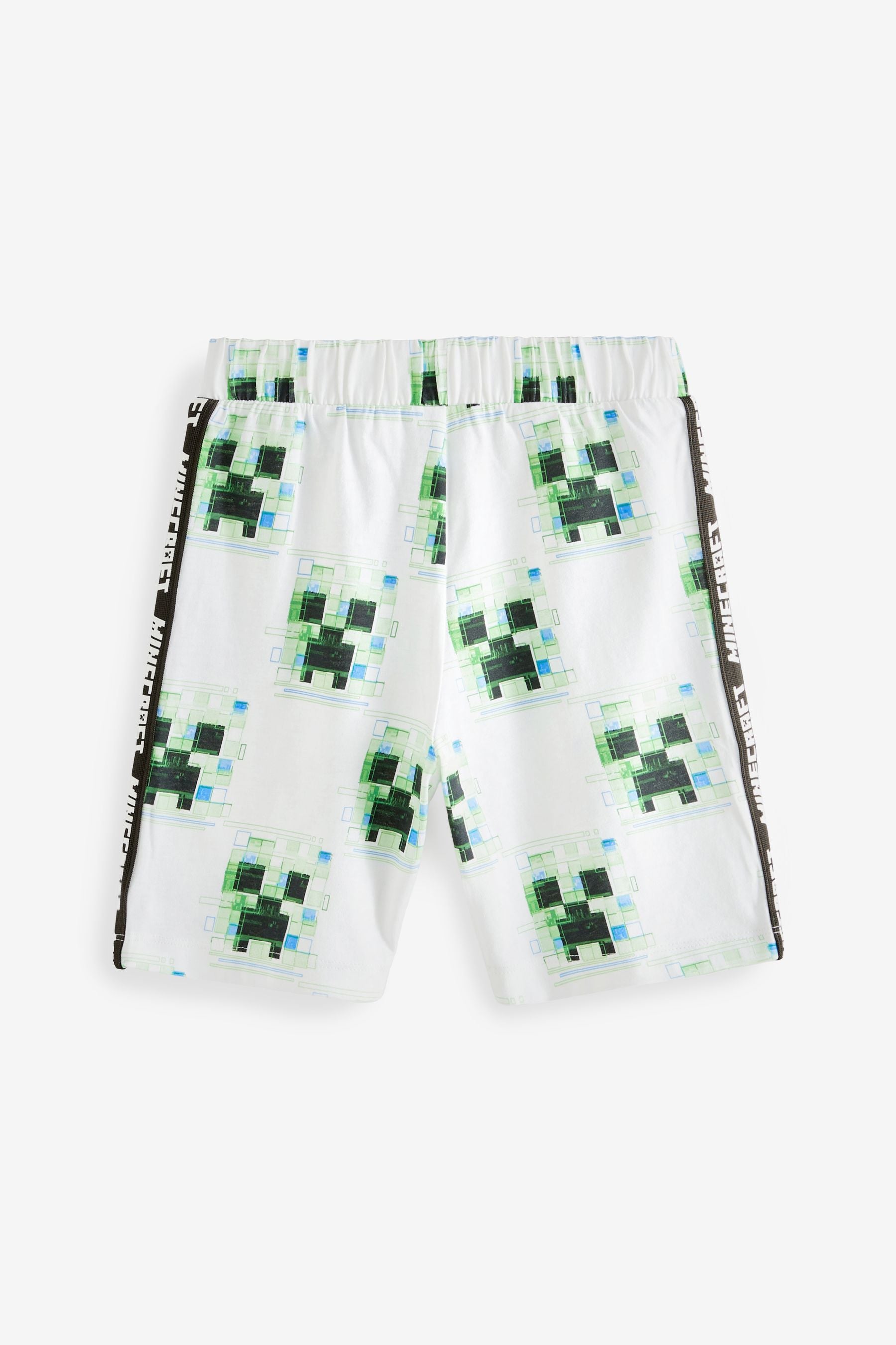 Green/Black Minecraft 2 Pack Short Pyjamas (3-16yrs)