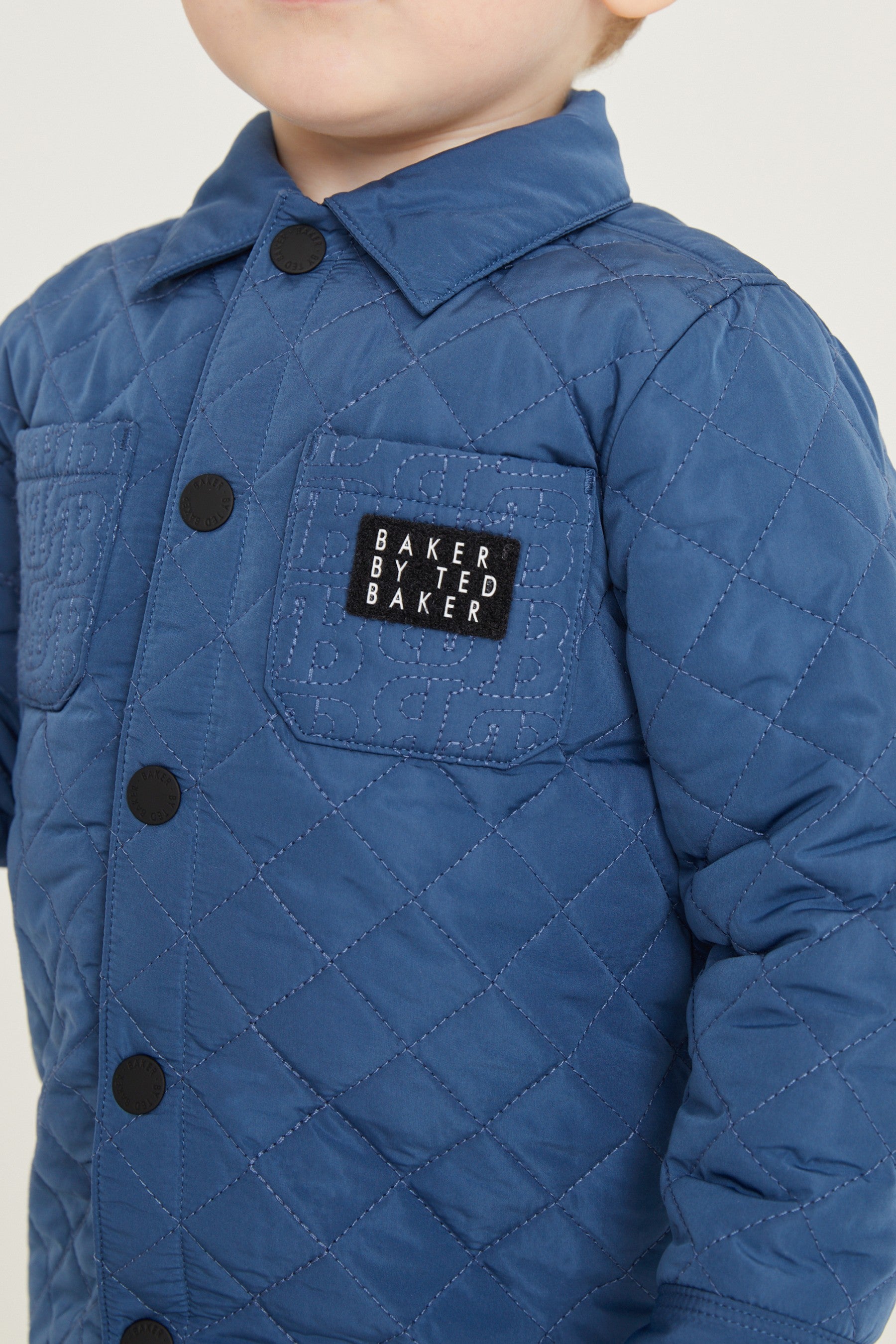 Baker by Ted Baker Blue Quilted Jacket