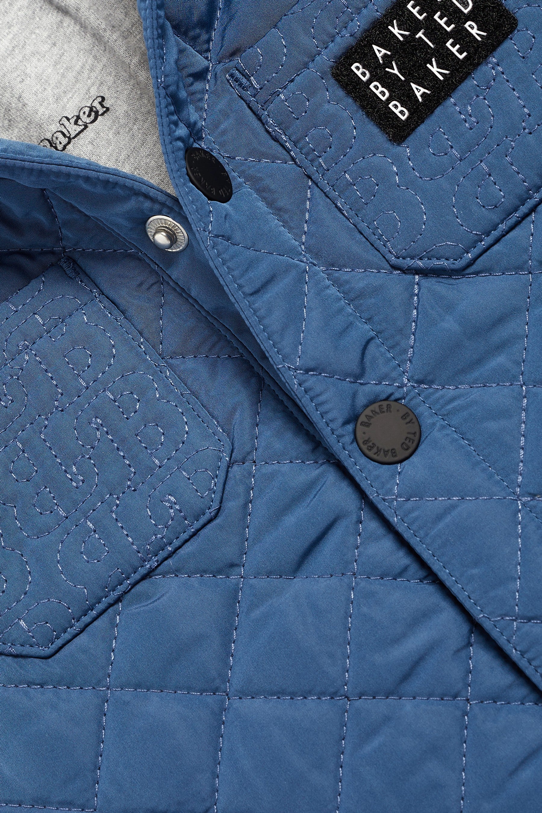 Baker by Ted Baker Blue Quilted Jacket